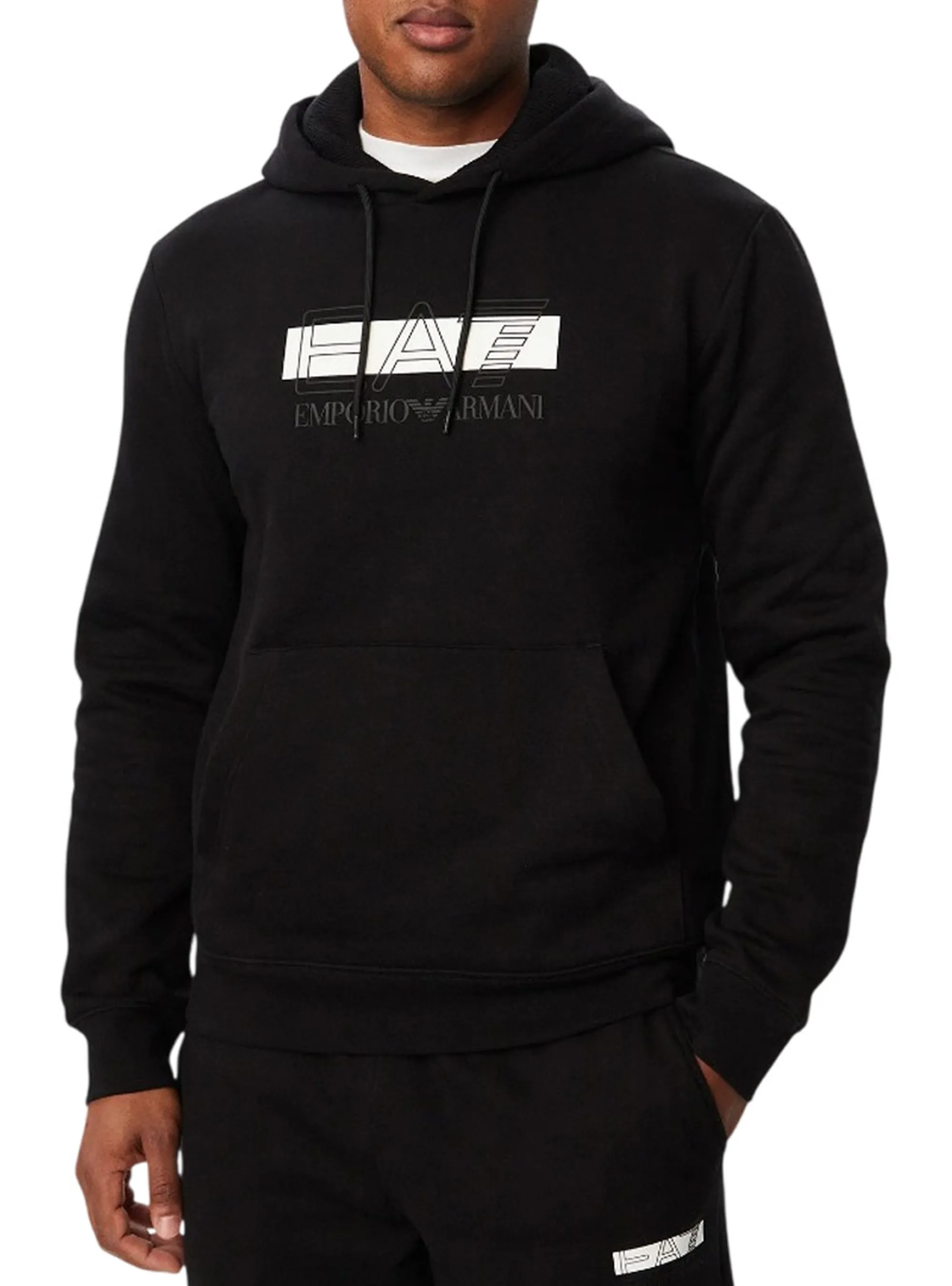 Ea7 Tuta Visibility In Jersey Nero 7M002429Af10377 191314
