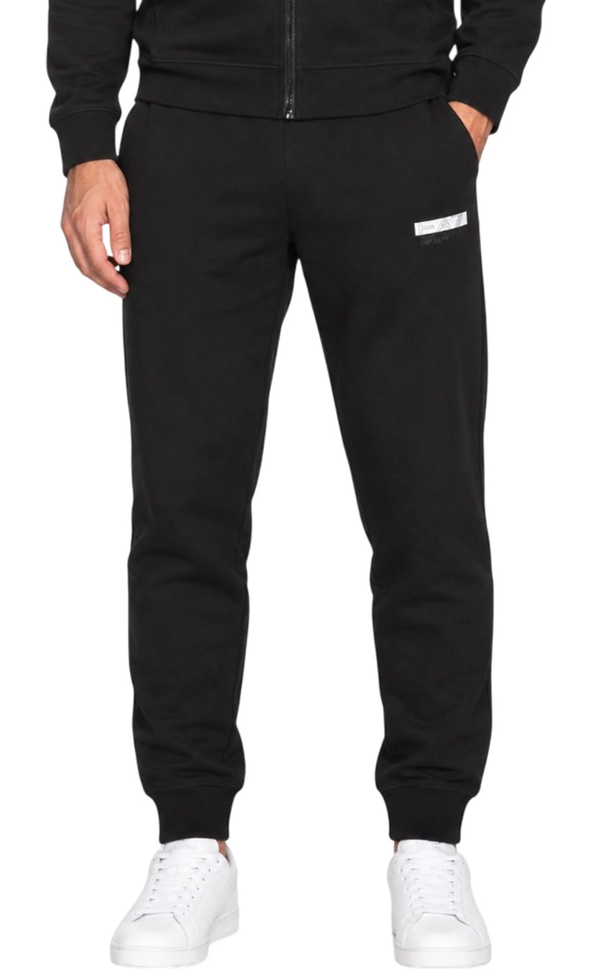 Ea7 Tuta Visibility In Jersey Nero 7M002430Af10377 191327