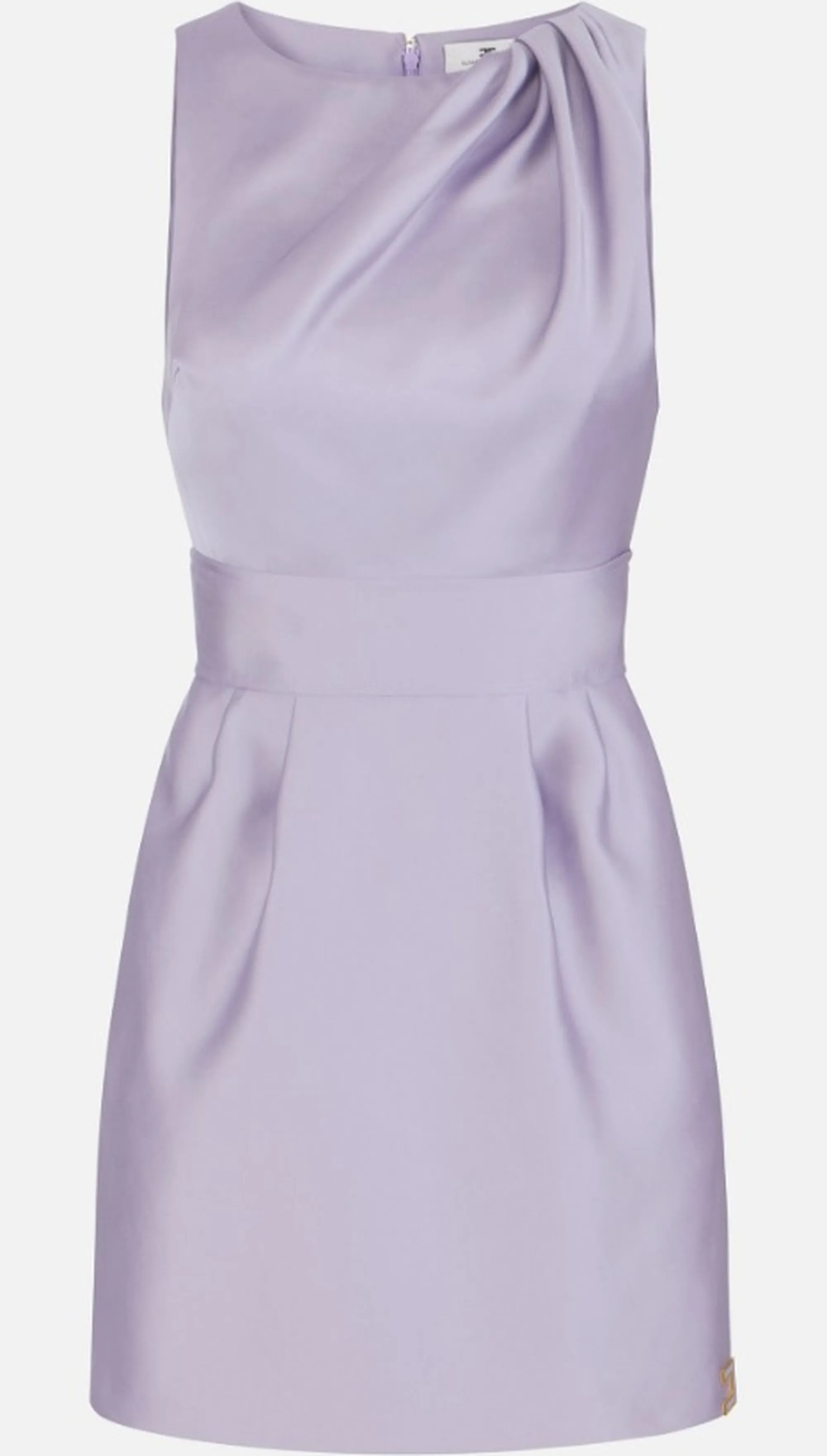 Elisabetta Franchi B'Duchesse Dress With Logo Details' Small Ab87561E2 172328