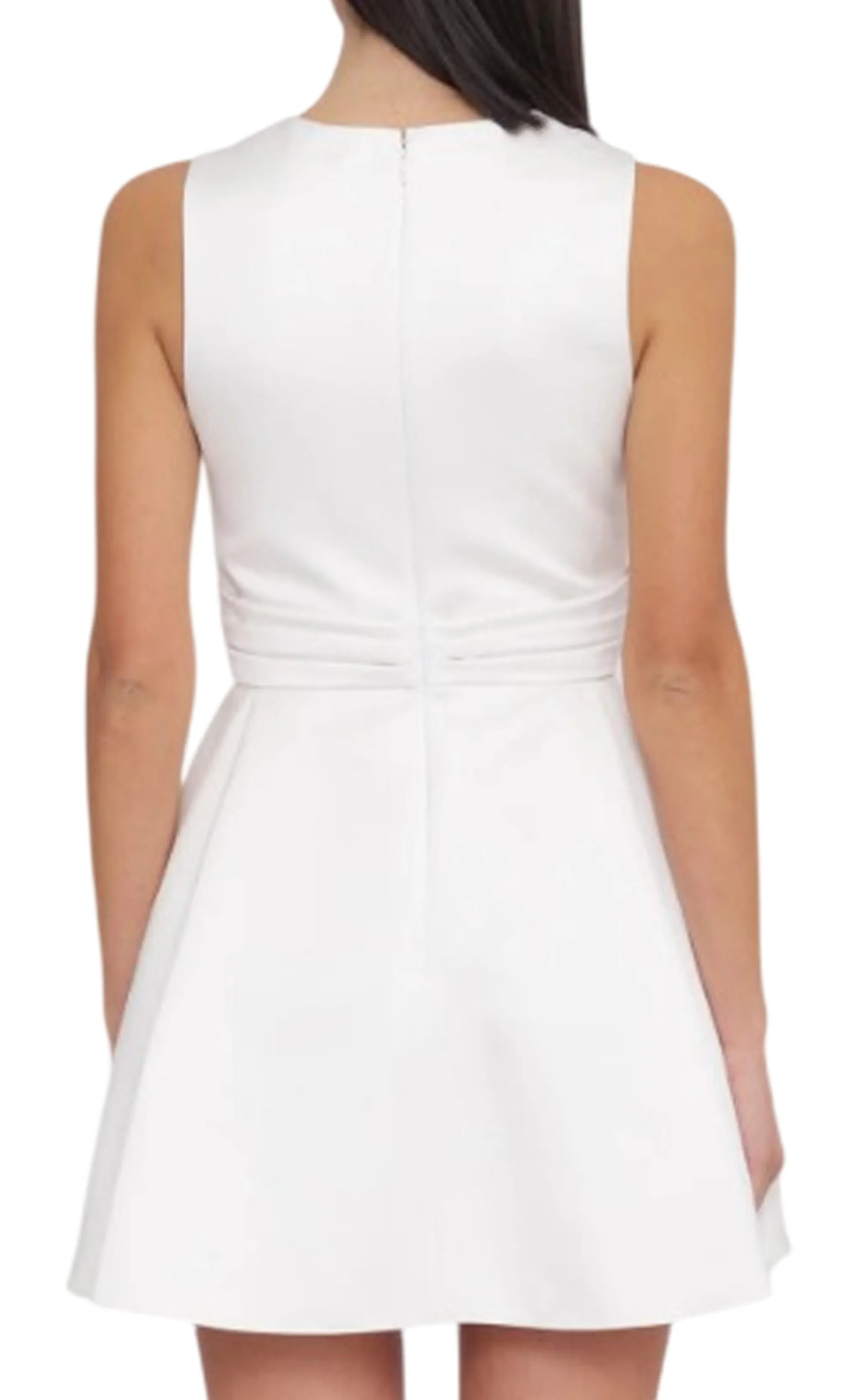 Elisabetta Franchi Abito In Duchesse Con Dettaglio Gioiello Avorio Ab87261E2 178504