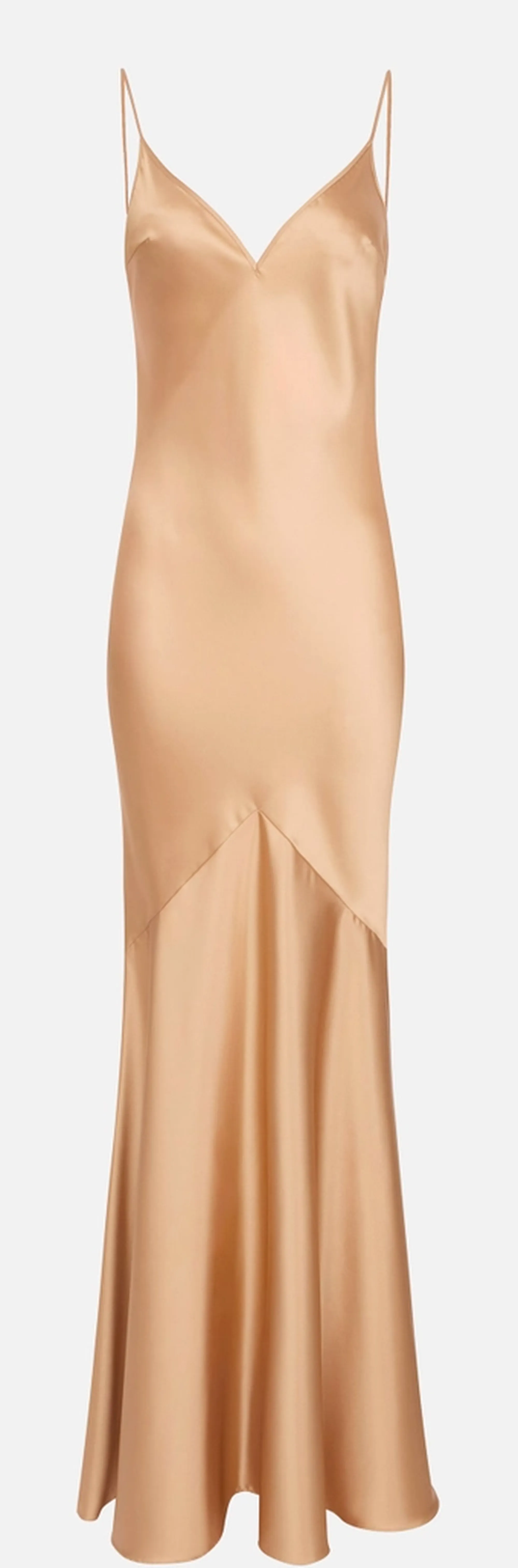 Elisabetta Franchi B'Red Carpet Satin Dress' Chamois Abr3462E2 177939