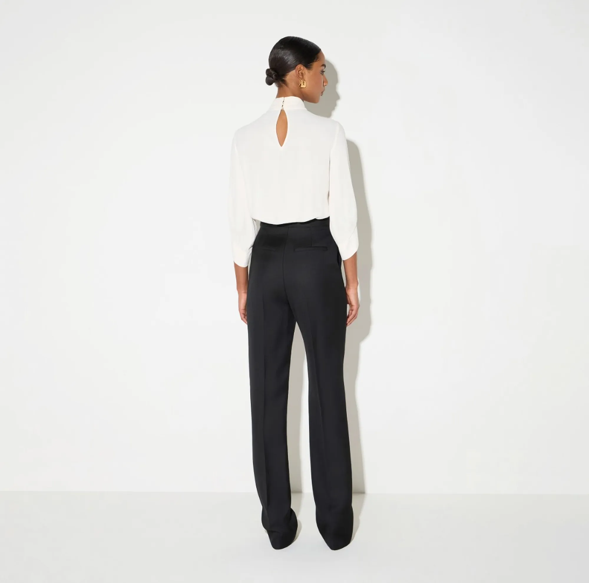 Elisabetta Franchi B'Georgette Blouse With Tie' Butter Ca17866E2 184627