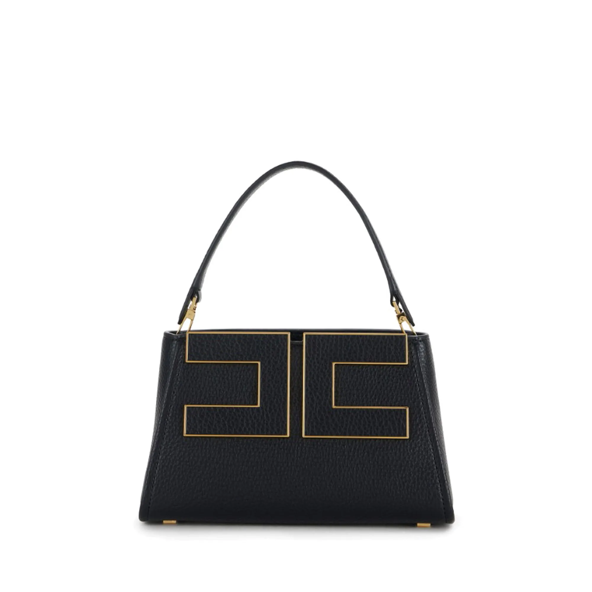 Elisabetta Franchi Borsa A Mano Con Logo Piccola Nero Bs07A66E2 184829