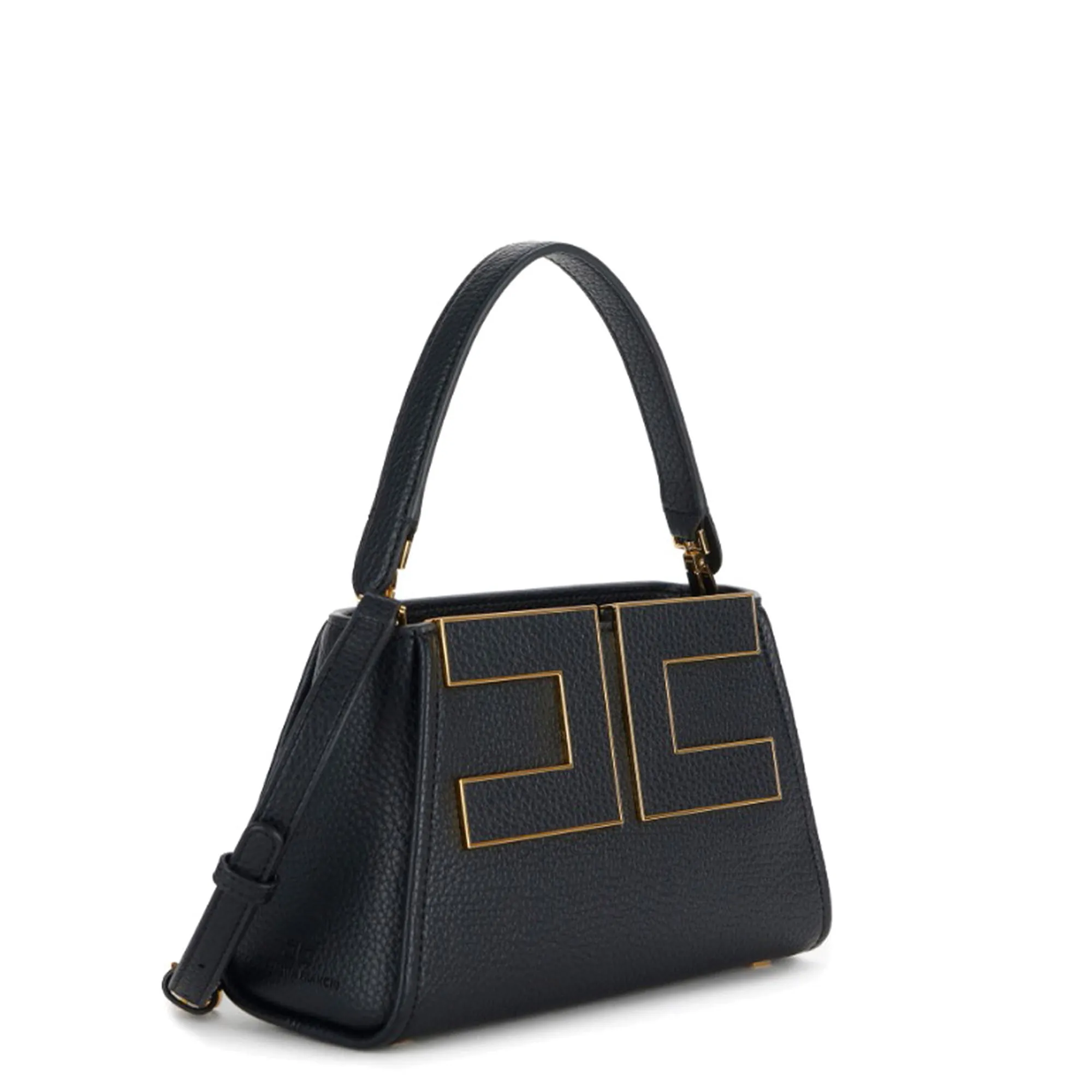 Elisabetta Franchi Borsa A Mano Con Logo Piccola Nero Bs07A66E2 184830