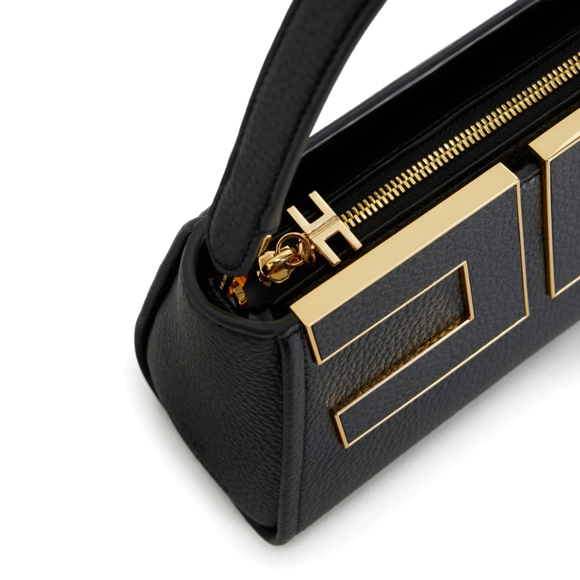 Elisabetta Franchi Borsa A Mano Con Logo Piccola Nero Bs07A66E2 184832