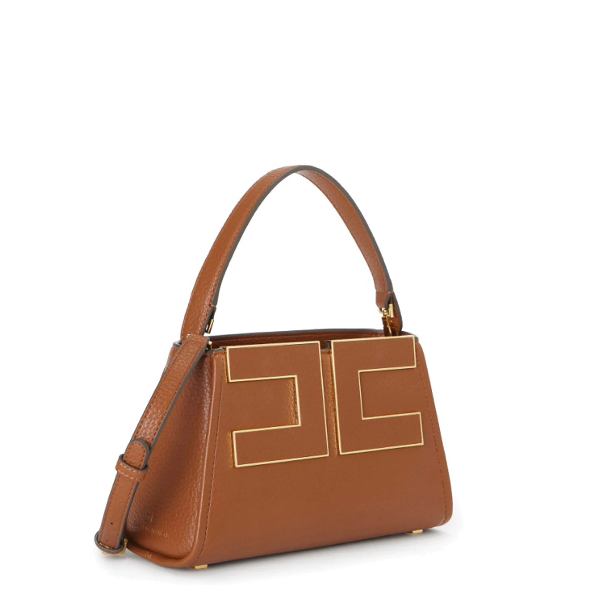 Elisabetta Franchi Borsa A Mano Con Logo Piccola Sigaro Bs07A66E2 184835