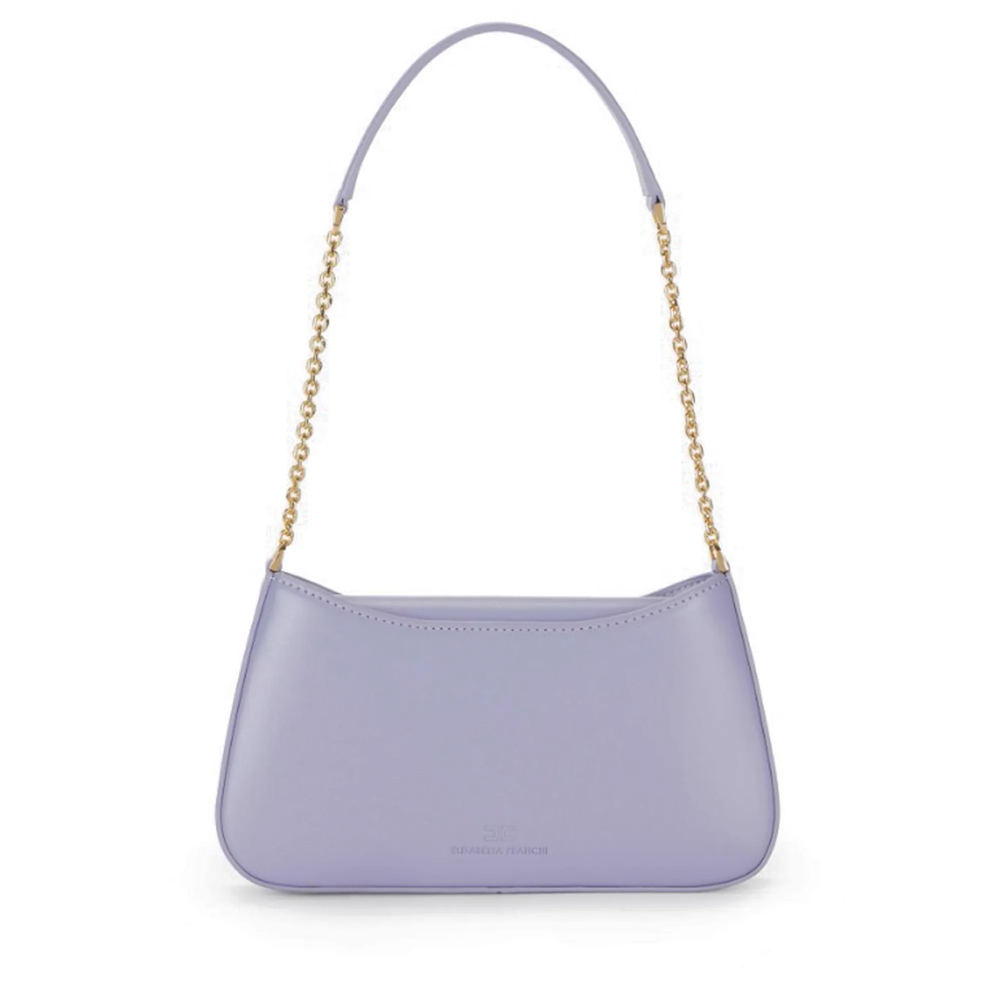 Elisabetta Franchi Borsa A Spalla Con Dettaglio Logo Lilla Bs93A61E2 179831