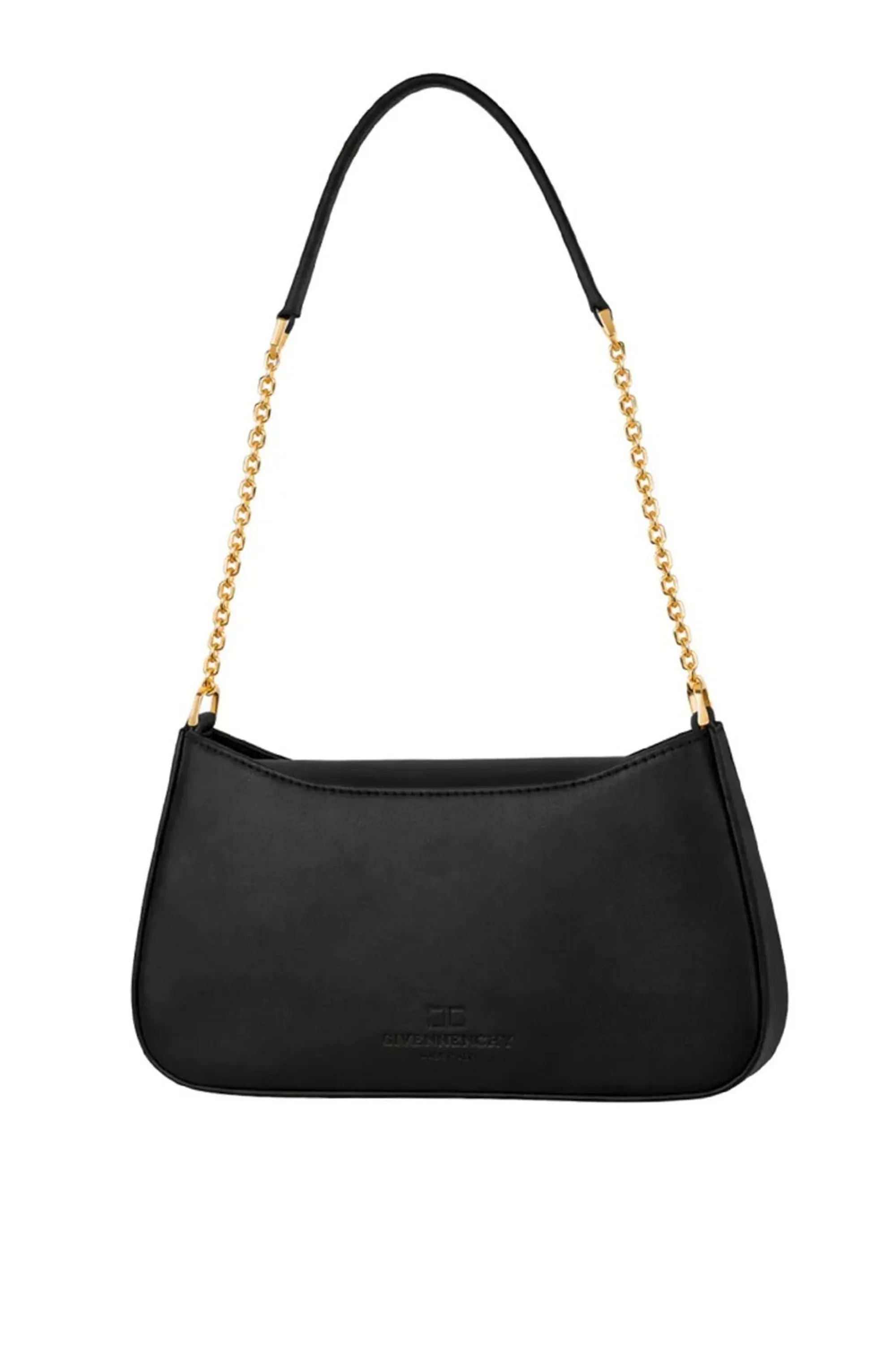 Elisabetta Franchi Borsa A Spalla Con Dettaglio Logo Nero Bs93A61E2 172165