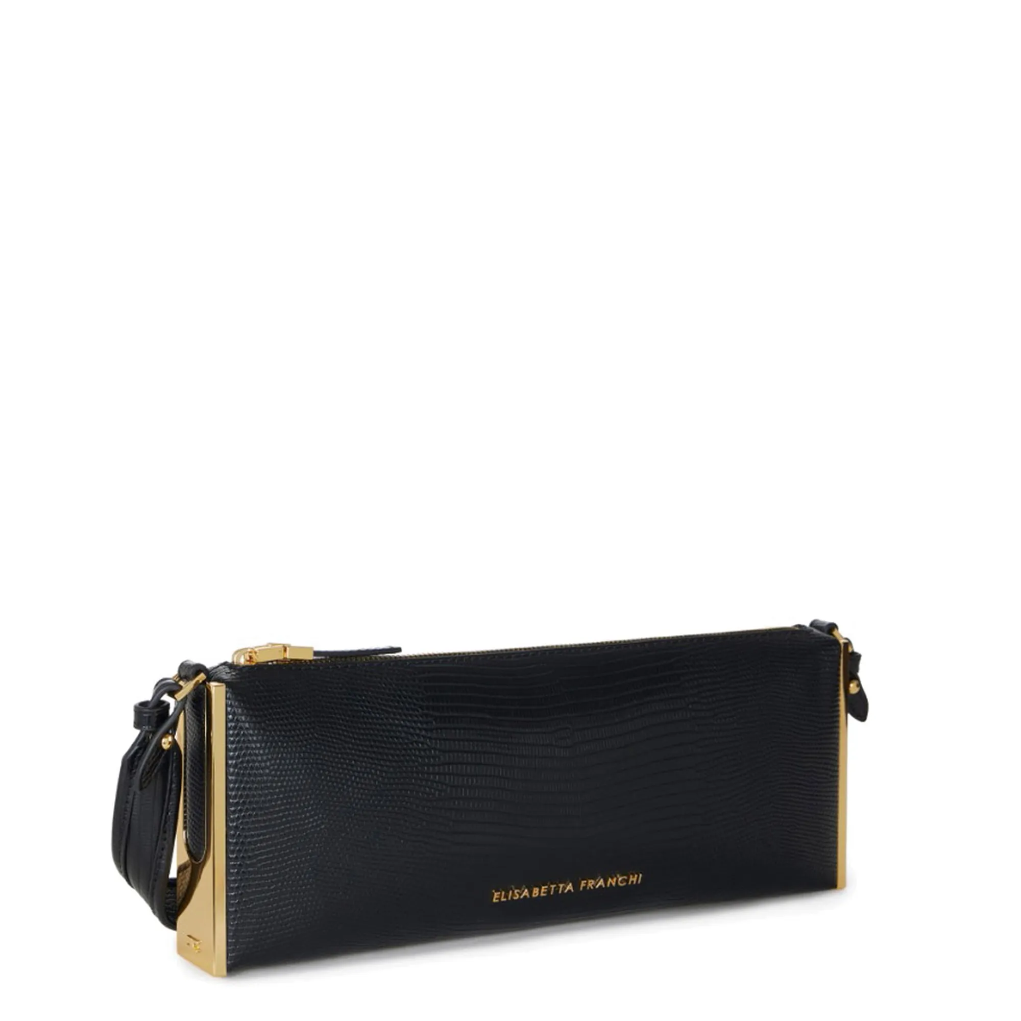 Elisabetta Franchi B'Lizard Print Shoulder Bag' Black Bs15A66E2 184822