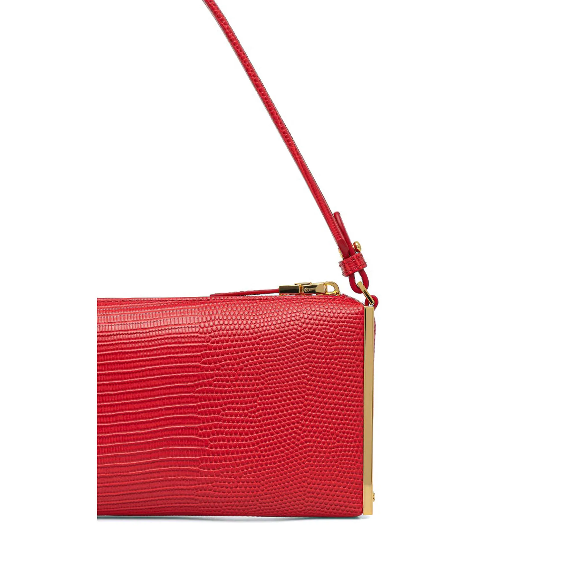 Elisabetta Franchi B'Lizard Print Shoulder Bag' Red Bs15A66E2 184817