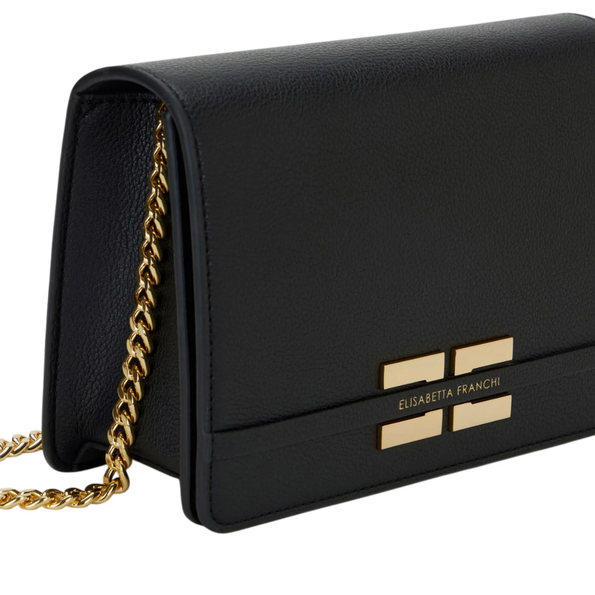 Elisabetta Franchi Borsa  A Tracolla Nero Bs39A61E2 179899