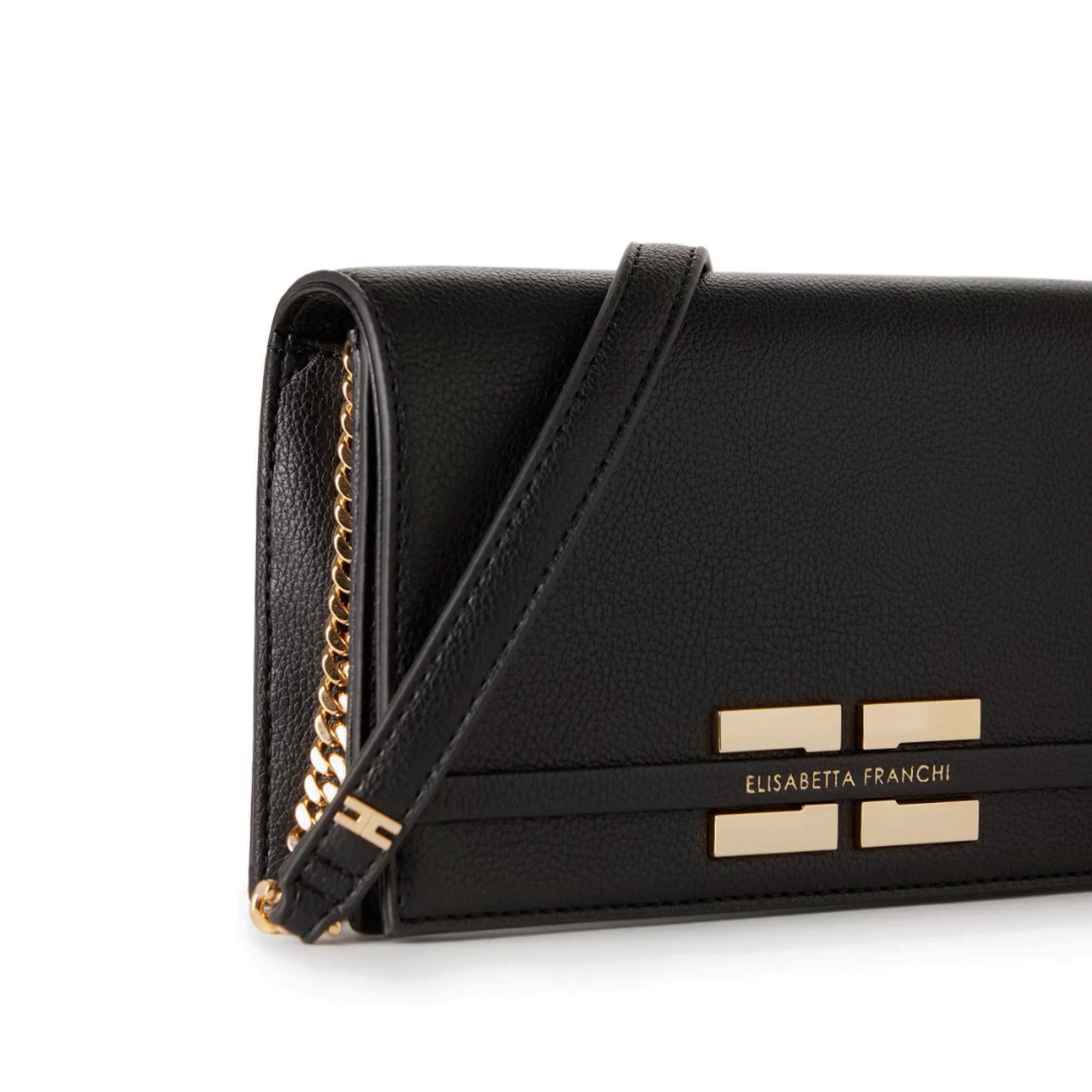 Elisabetta Franchi Borsa A Tracolla Nero Bs40A61E2 179880