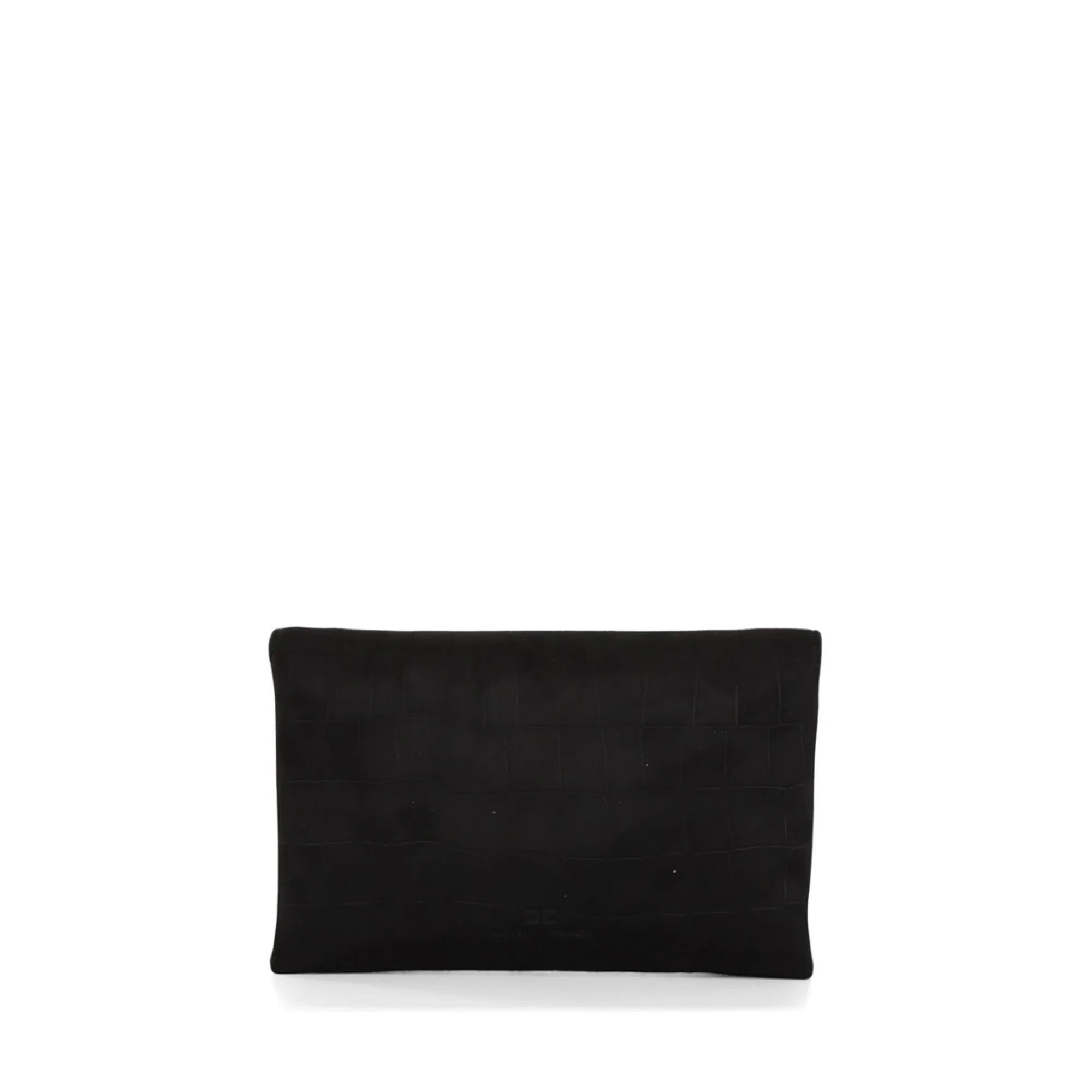 Elisabetta Franchi Borsa A Tracolla In Suede Nero Bs64A61E2 183592