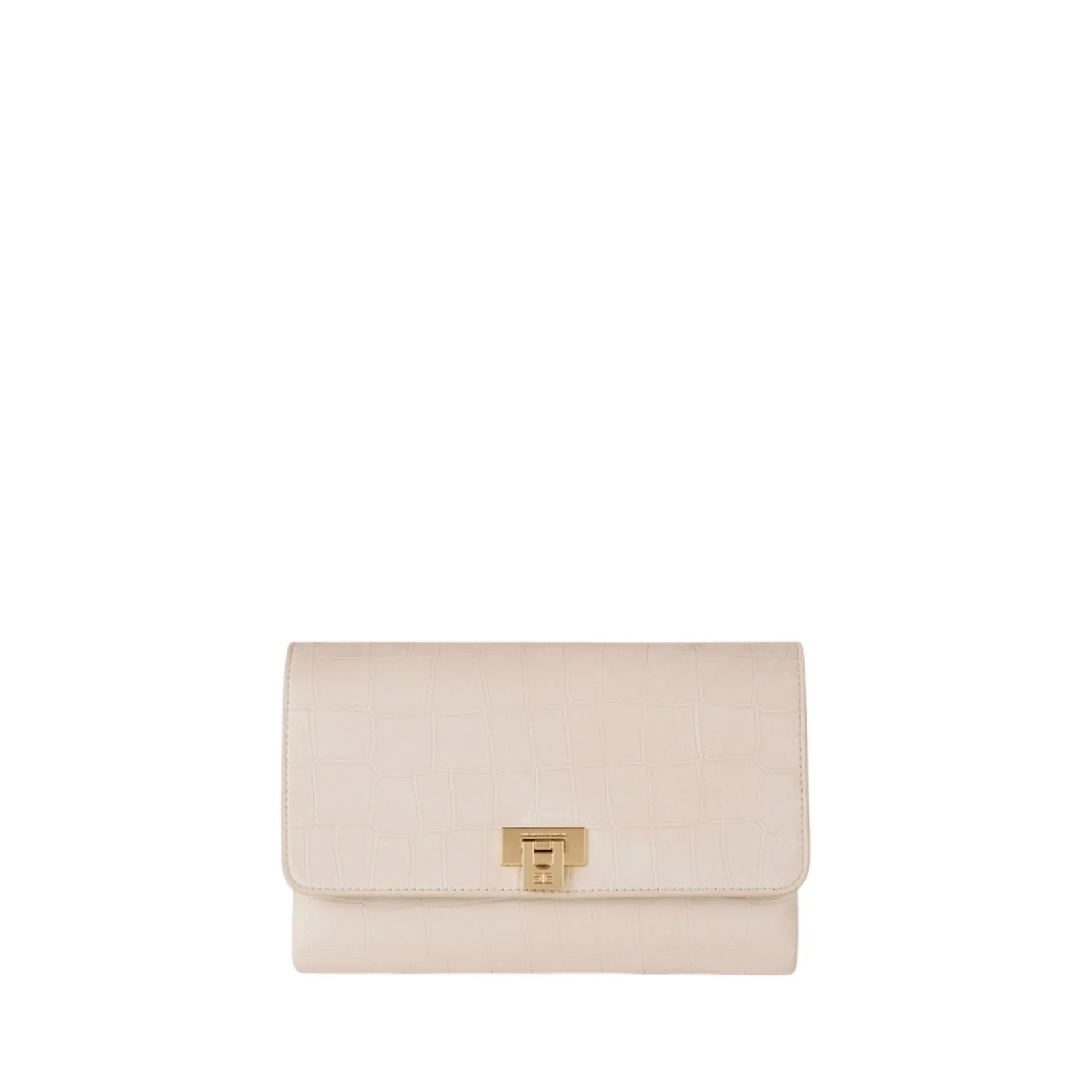Elisabetta Franchi Borsa A Tracolla In Suede Vaniglia Bs64A61E2 183594