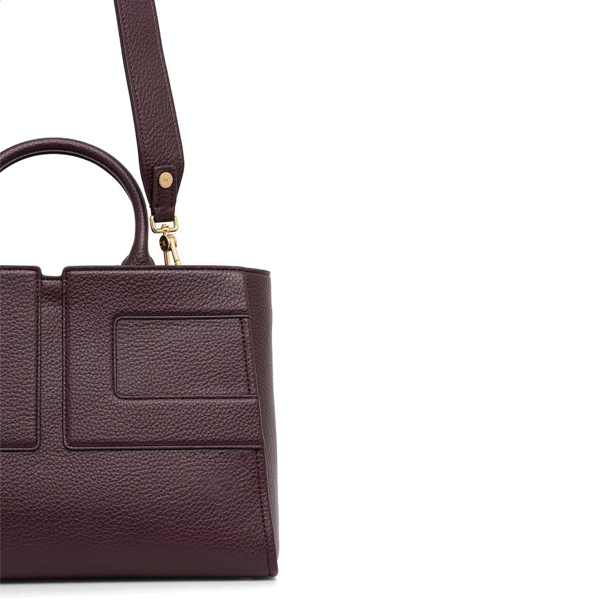 Elisabetta Franchi B'Bag With Embossed Logo' Merlot Bs34A56E2 153863