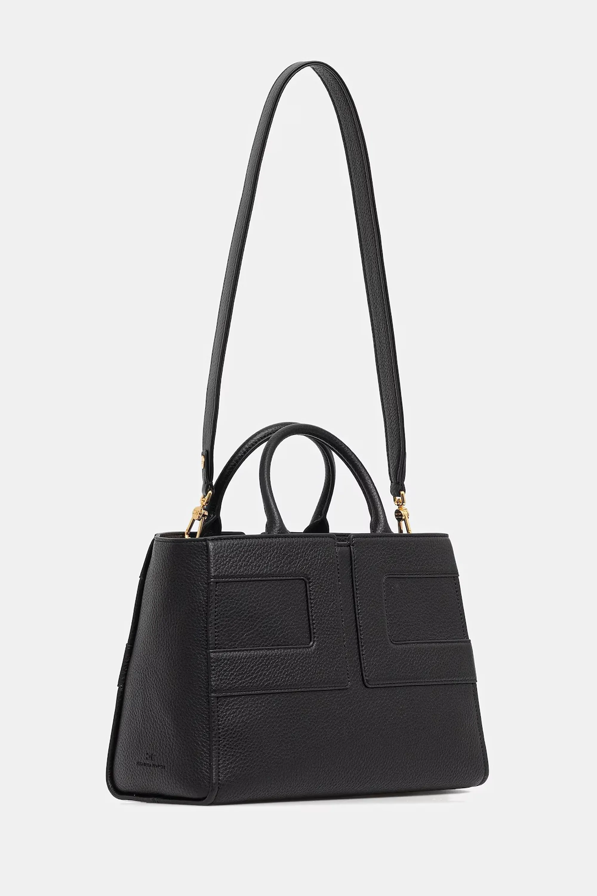 Elisabetta Franchi B'Bag With Embossed Logo' Black Bs34A56E2 153223