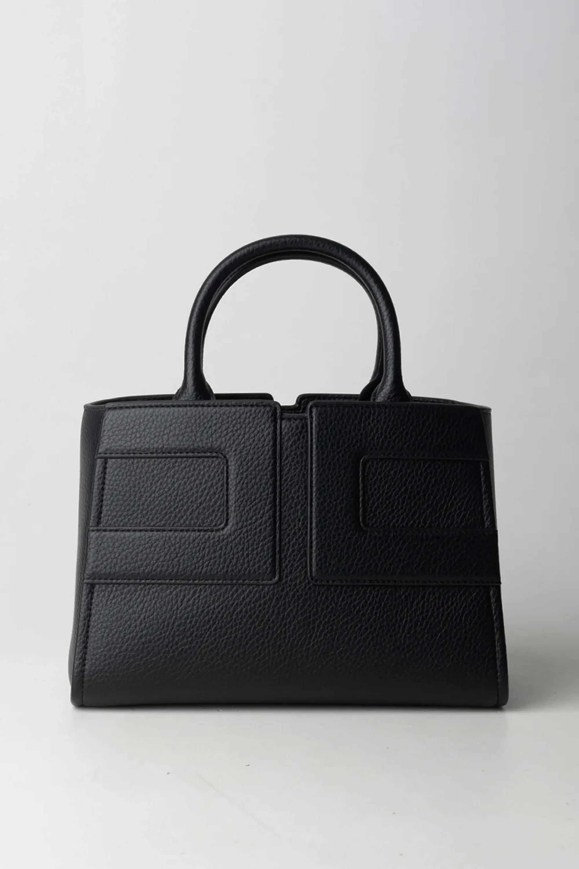 Elisabetta Franchi B'Bag With Maxi Logo And Internal Pouch' Black Bs35A56E2 153234