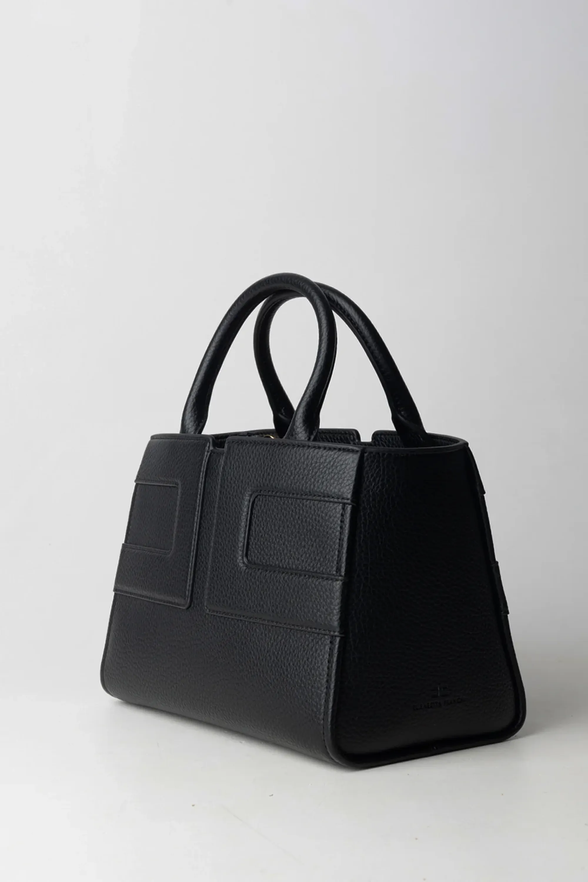 Elisabetta Franchi B'Bag With Maxi Logo And Internal Pouch' Black Bs35A56E2 153235