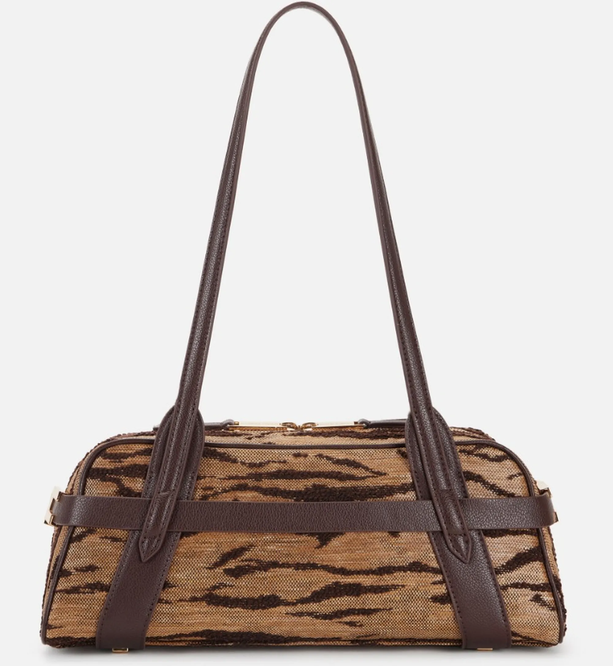 Elisabetta Franchi B'Tiger Print Bag' Camel Bs11A62E2 171382
