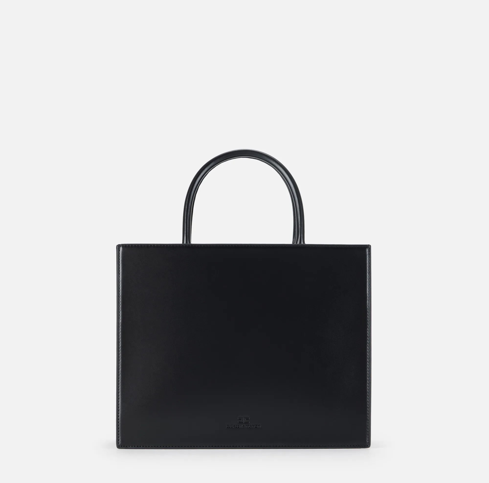 Elisabetta Franchi B'Large Bag With Logo' Black Bs32A56E2 153044