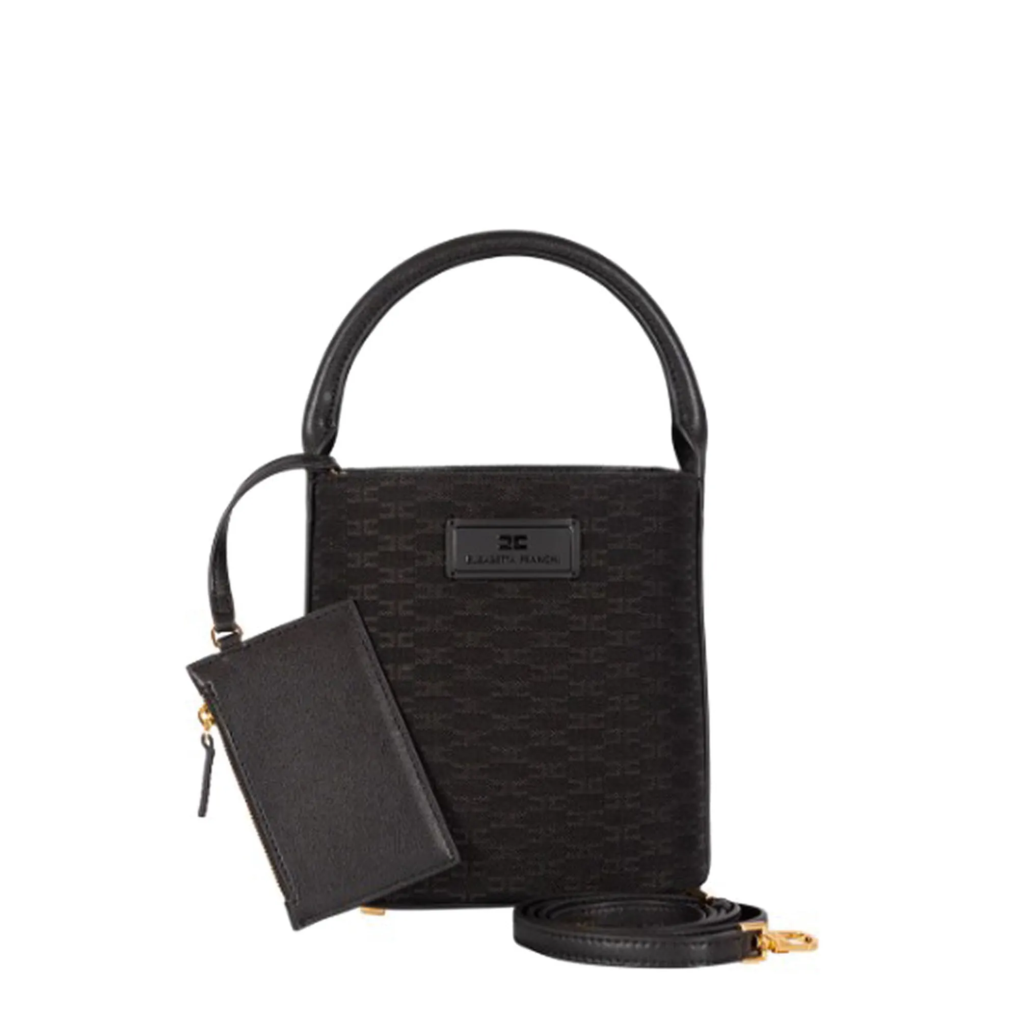 Elisabetta Franchi B'Fabric Bag With Removable Shoulder Strap' Black Bs02A66E2 184850