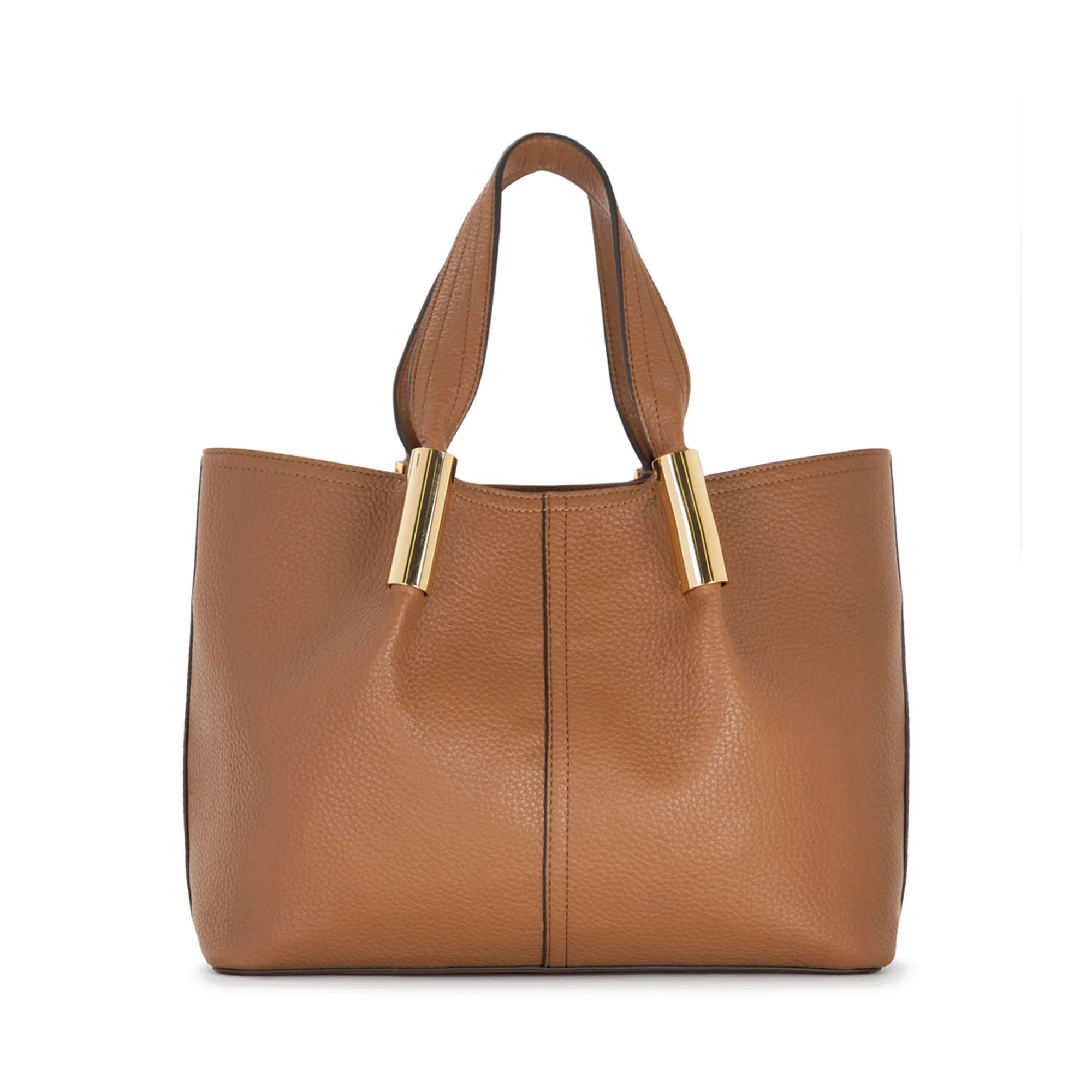Elisabetta Franchi B'Medium Bag With Logo Details' Brown Sugar Bs42A56E2 153819