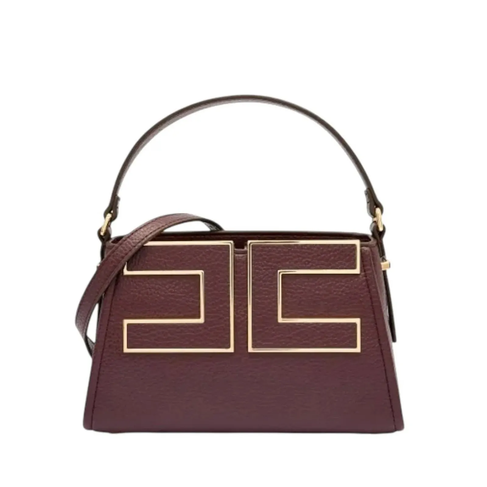 Elisabetta Franchi Borsa Piccola Con Logo Merlot Bs36A56E2 153839