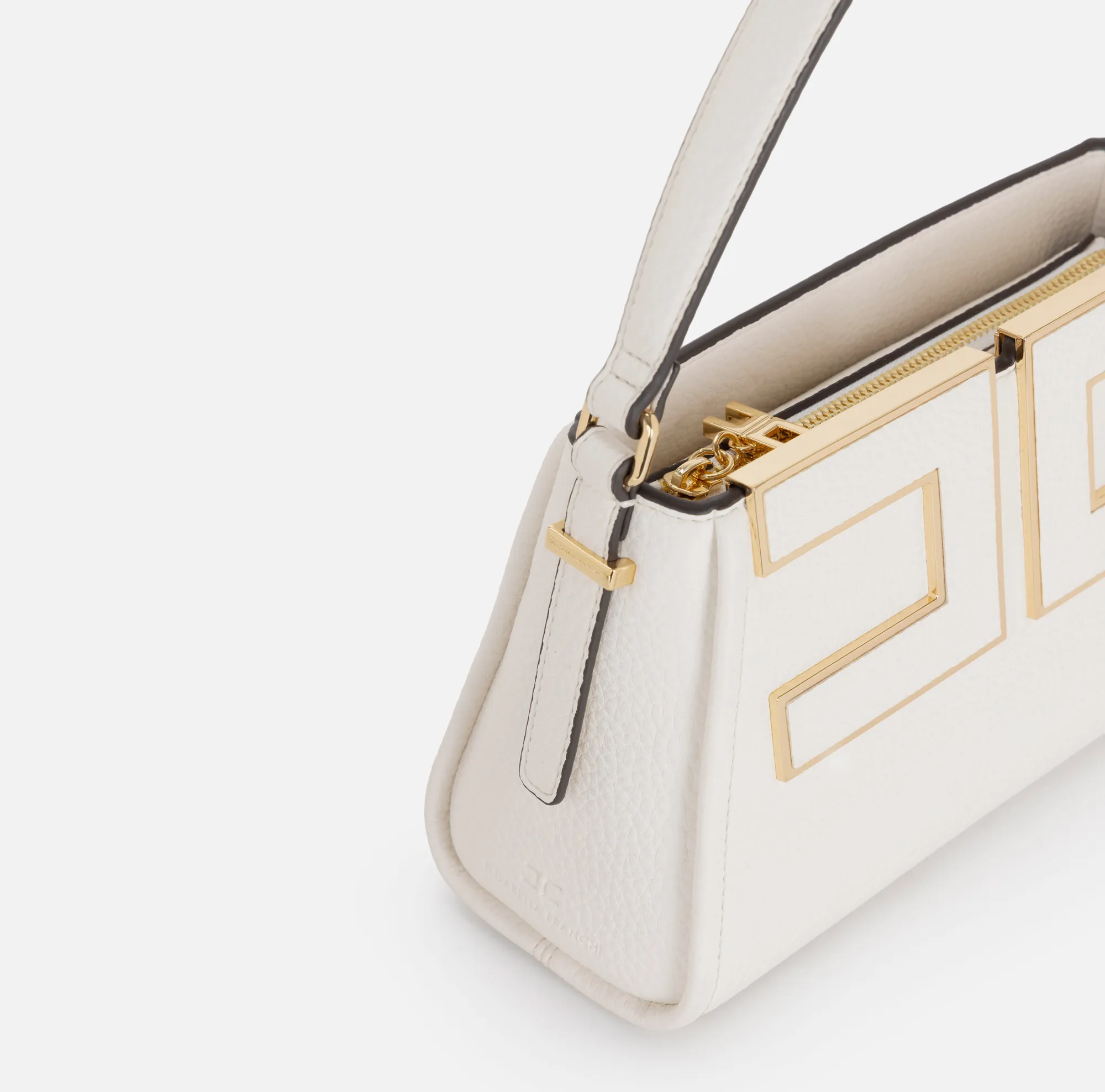 Elisabetta Franchi B'Small Bag With Logo' Milk Bs36A56E2 153061