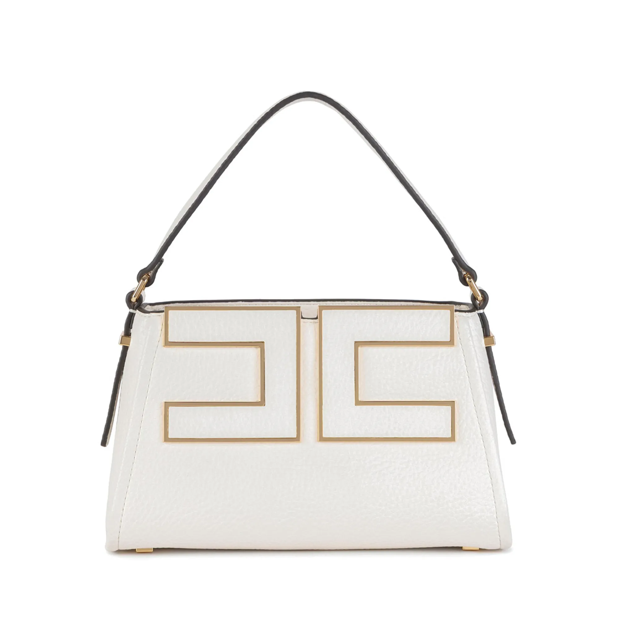 Elisabetta Franchi B'Small Bag With Logo' Milk Bs36A56E2 153832