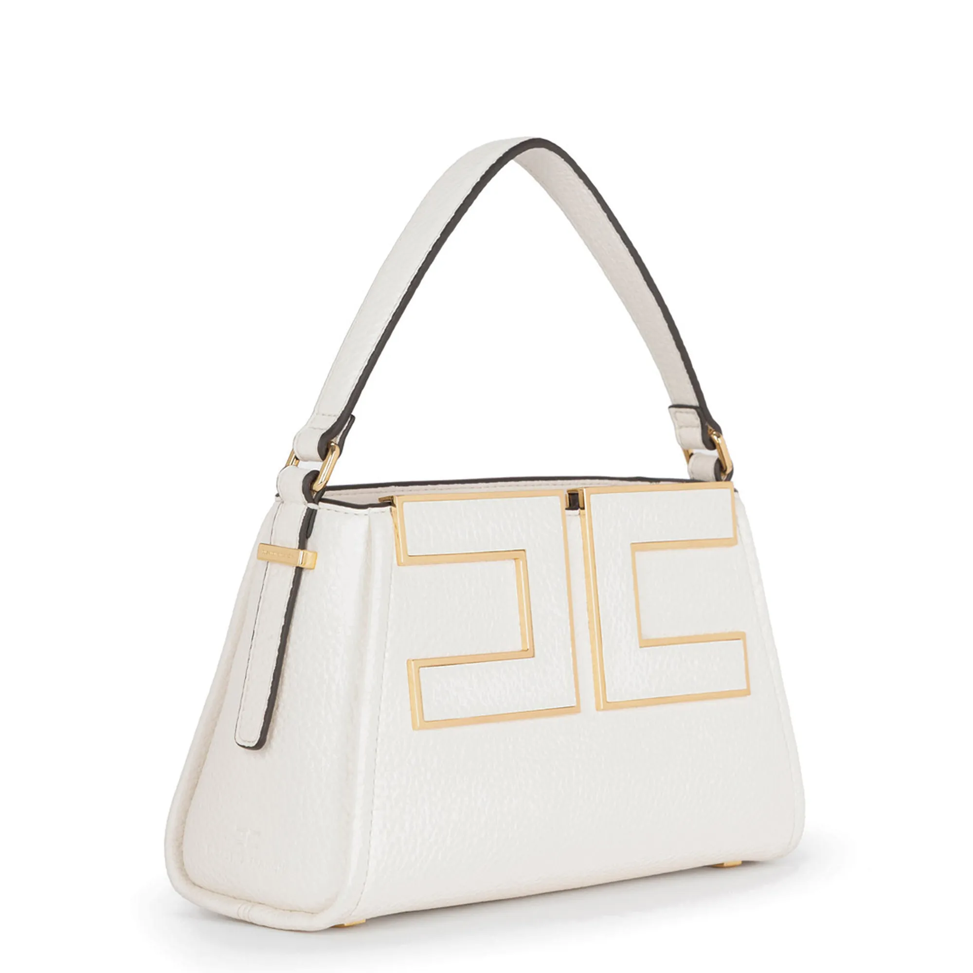 Elisabetta Franchi B'Small Bag With Logo' Milk Bs36A56E2 153836