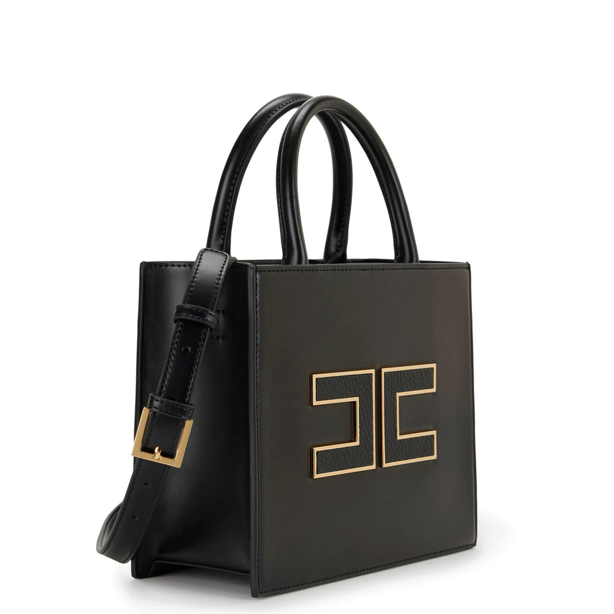 Elisabetta Franchi B'Small Bag With Logo' Black Bs33A56E2 153903