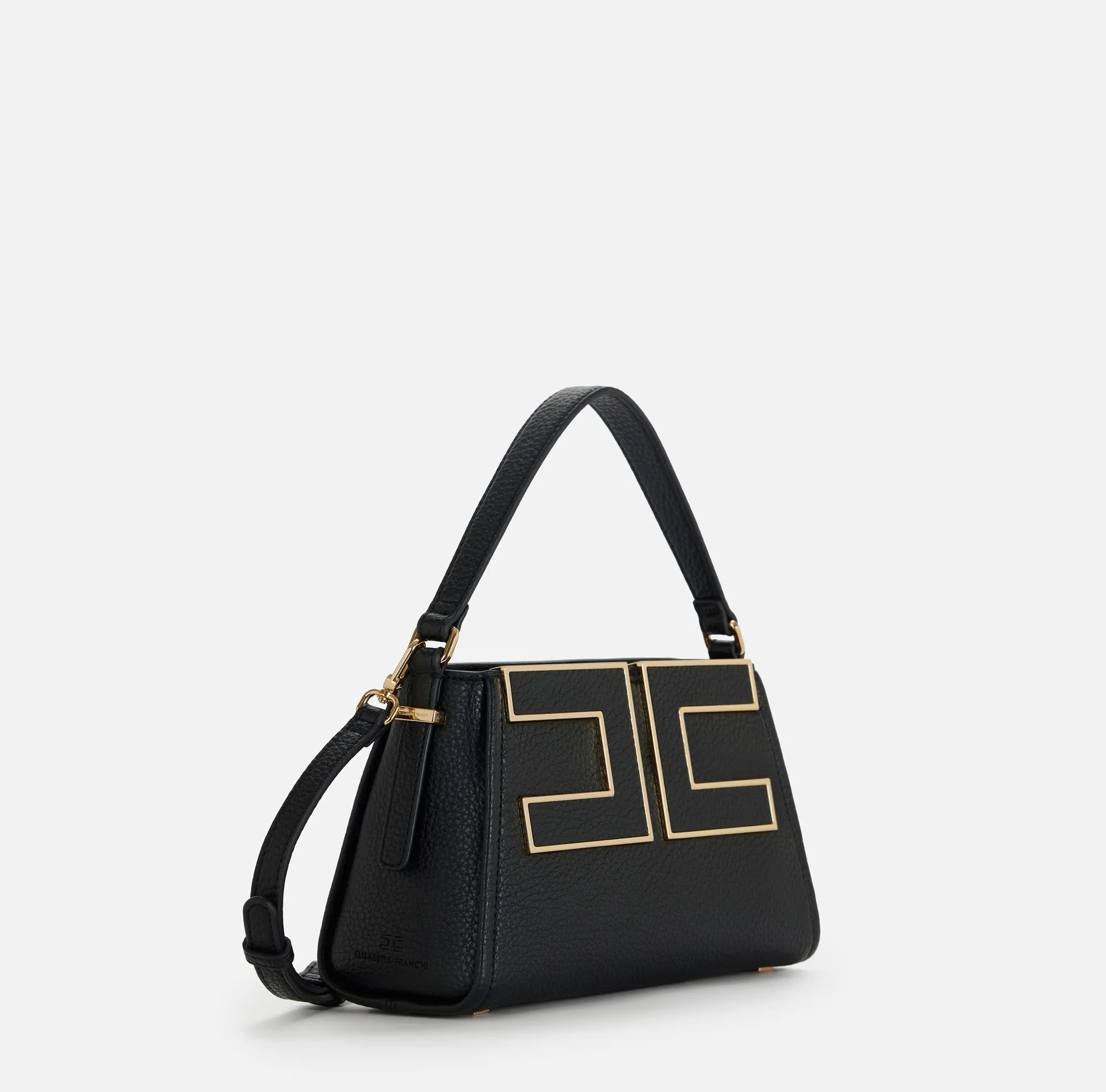 Elisabetta Franchi B'Small Bag With Logo' Black Bs36A56E2 153053