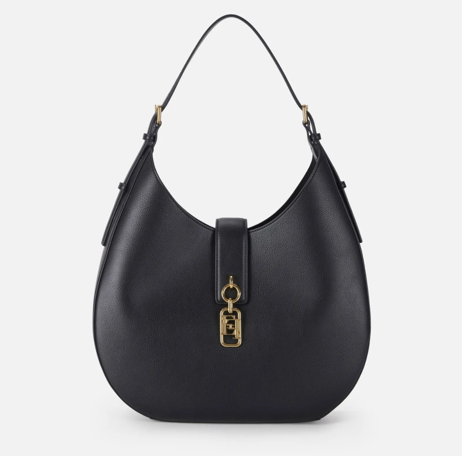Elisabetta Franchi Borsa Tonda Con Charm Nero Bs06A62E2 171368