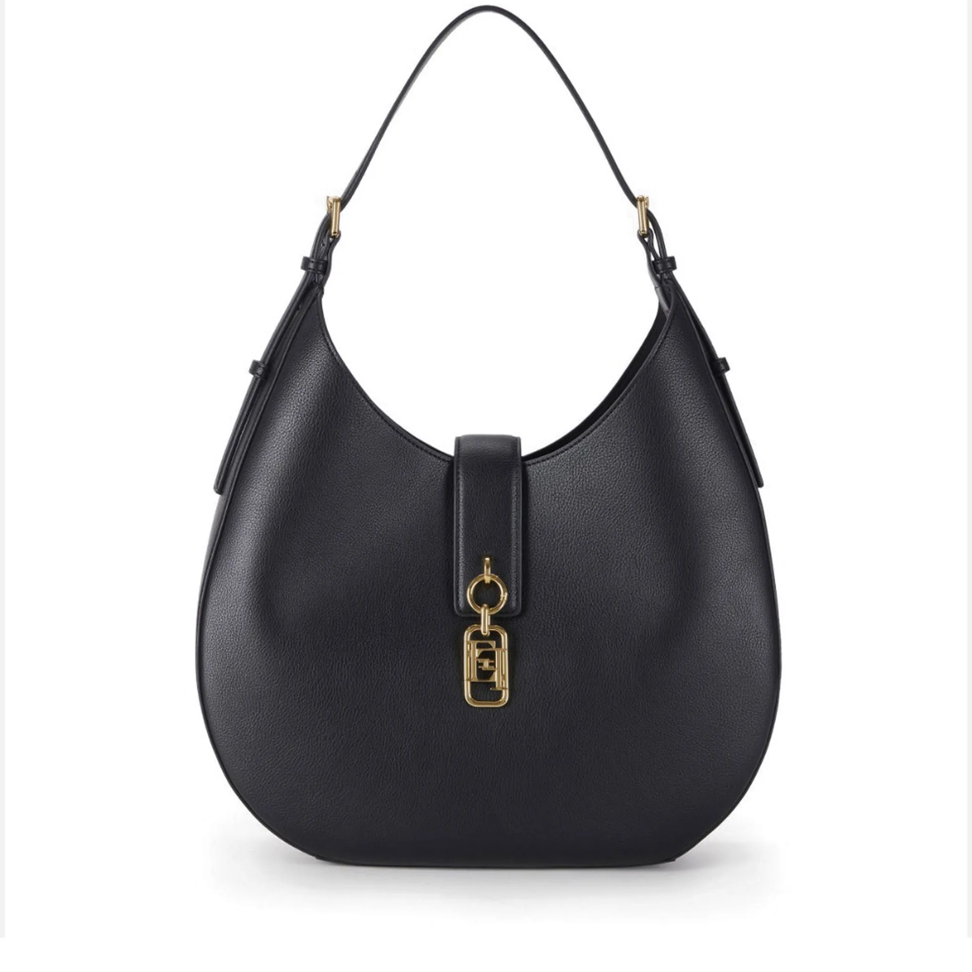 Elisabetta Franchi B'Round Bag With Charm' Black Bs06A62E2 179731