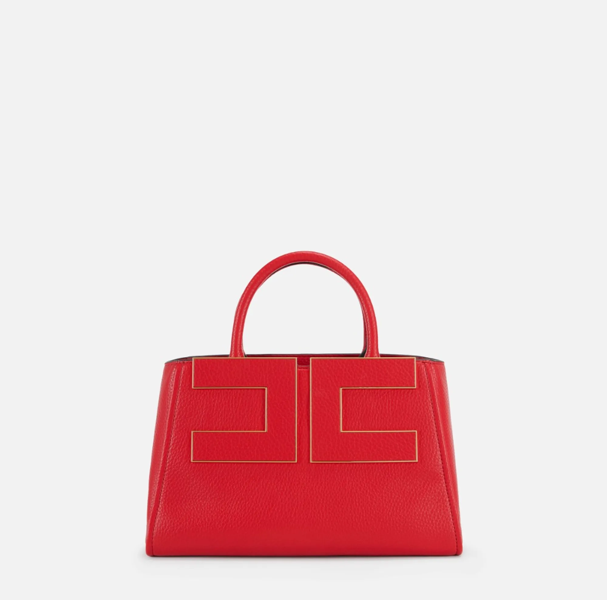 Elisabetta Franchi Borsa Tote Con Logo Rosso Bs06A66E2 184437