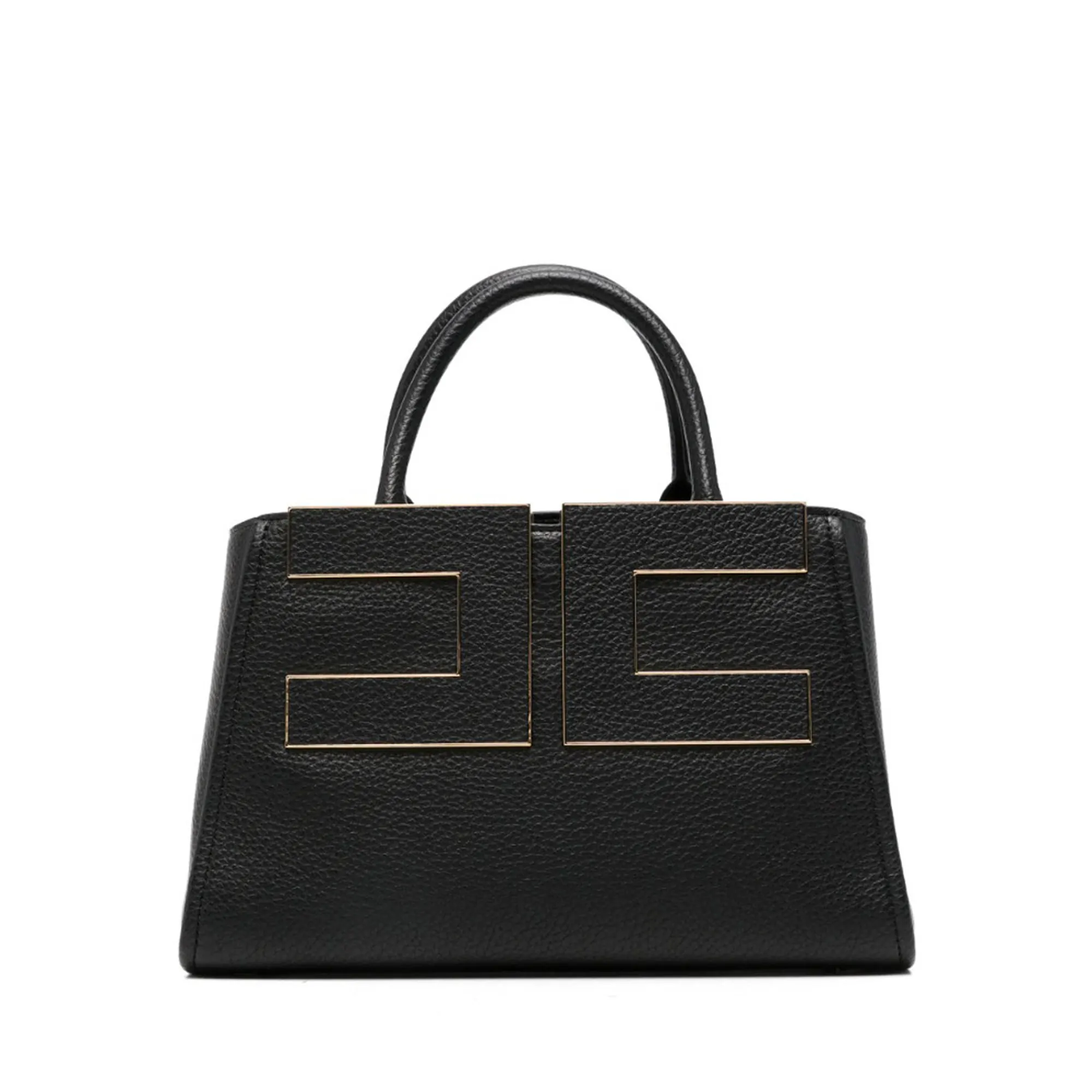 Elisabetta Franchi Borsa Tote Con Logo Media Nero Bs06A66E2 184838