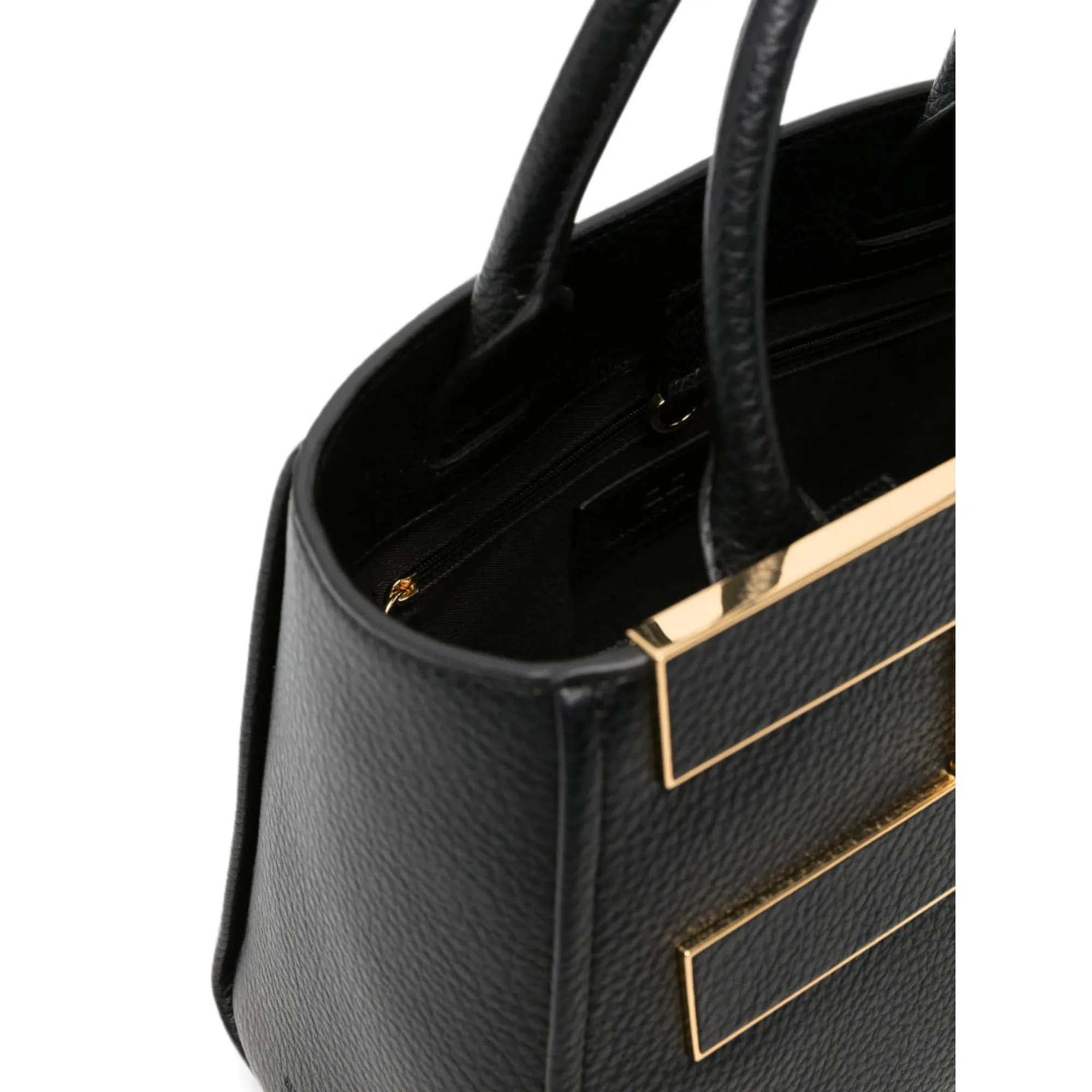 Elisabetta Franchi Borsa Tote Con Logo Media Nero Bs06A66E2 184842
