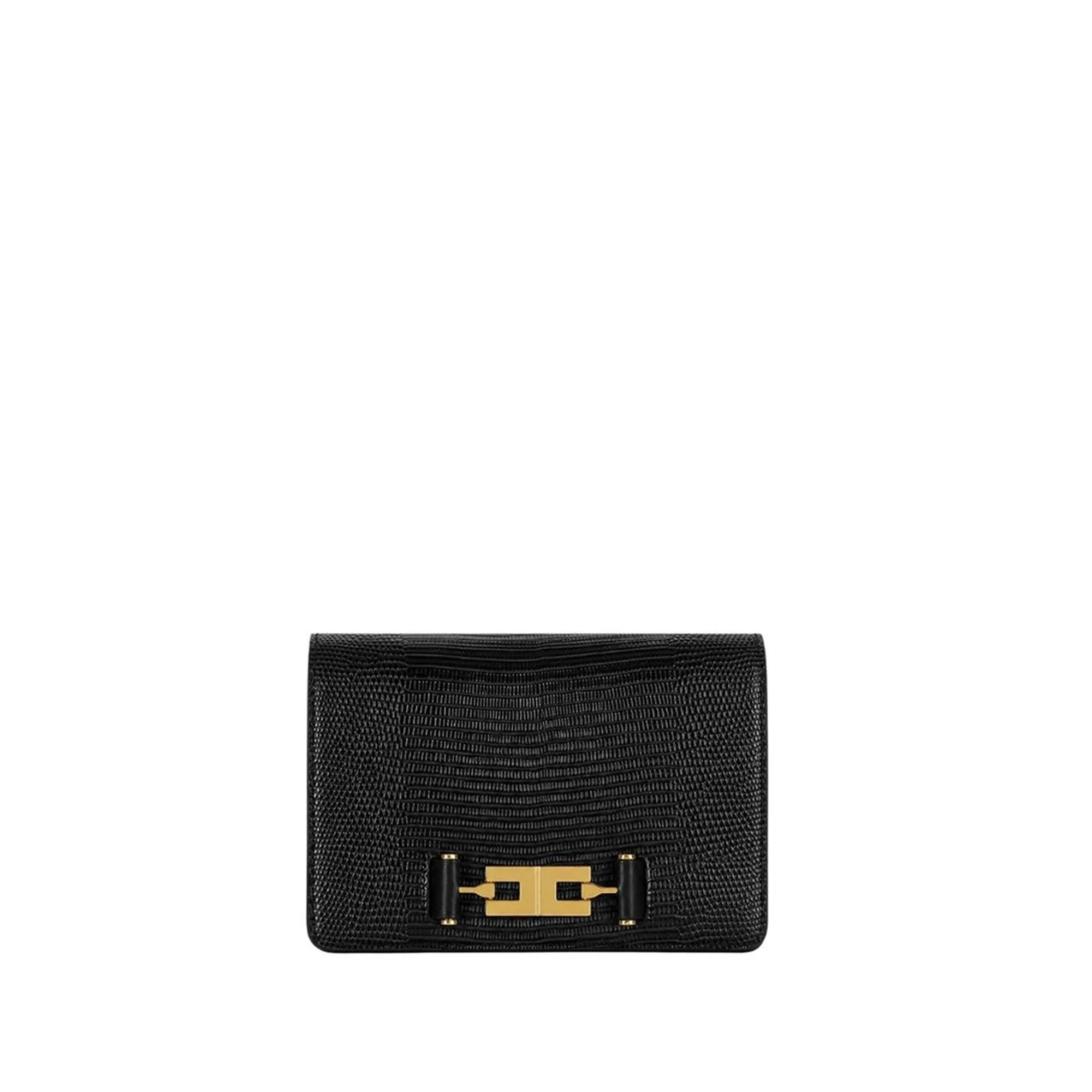 Elisabetta Franchi Borsa Tracolla Con Catena Groumette Nero Bs08A66E2 184453