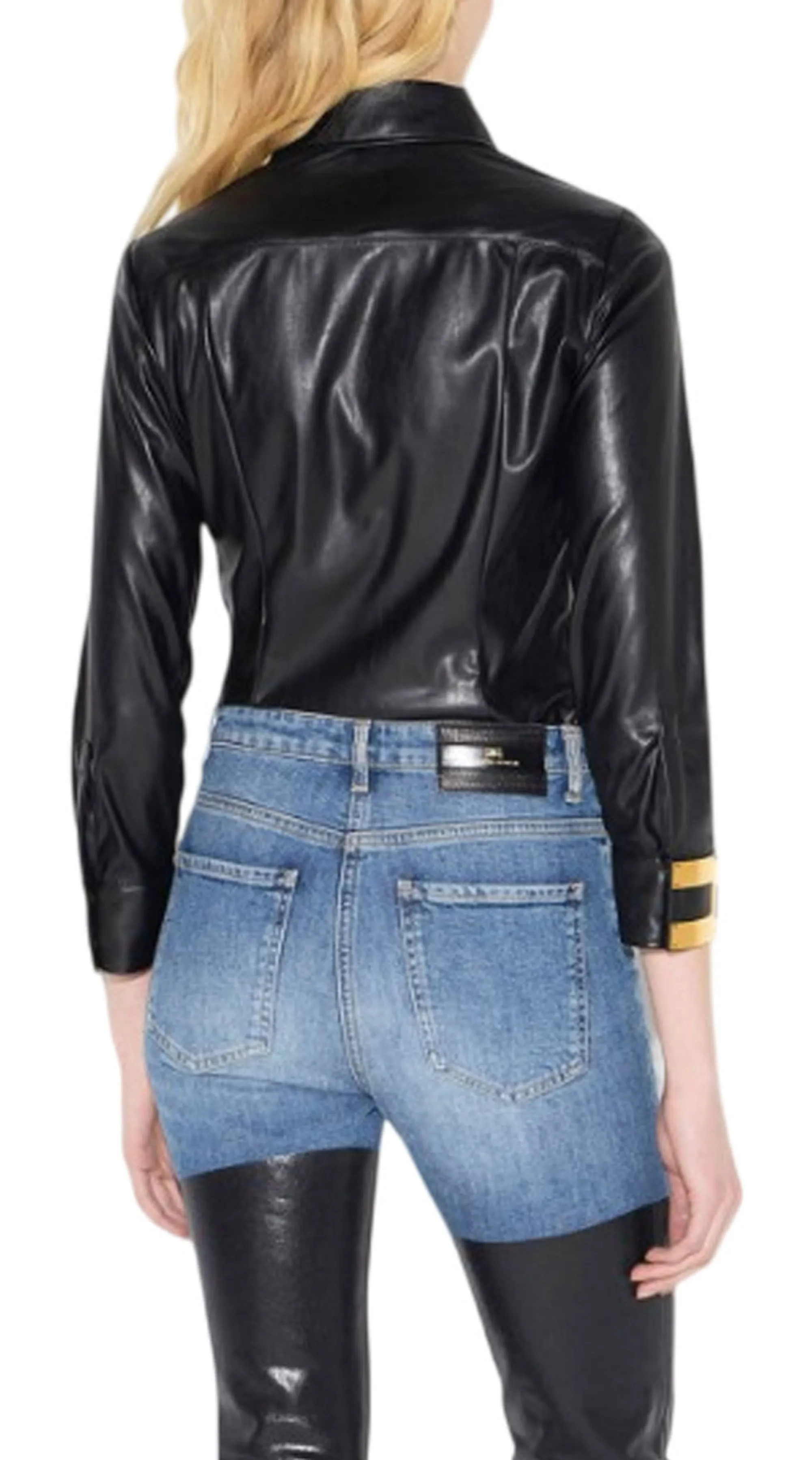 Elisabetta Franchi B'Shirt With Jewel Logo' Black Ca19566E2 185084
