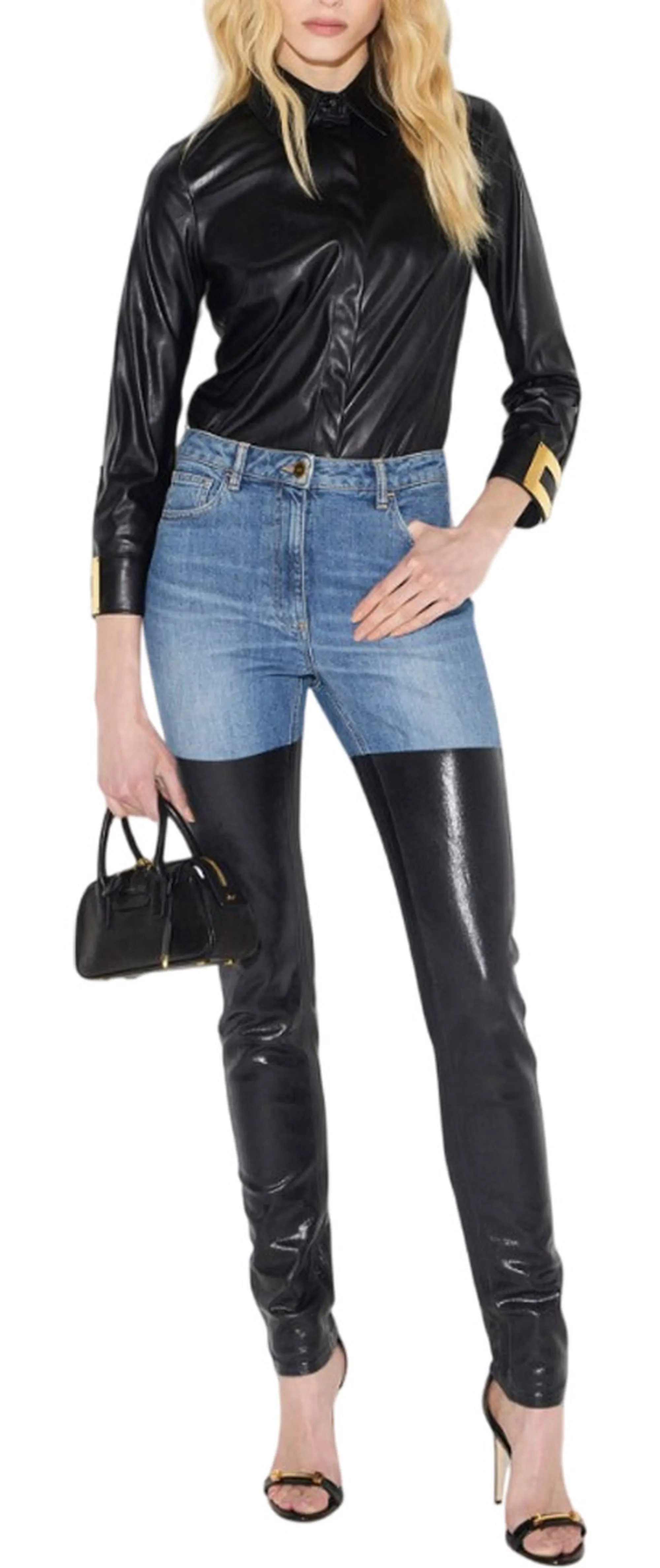Elisabetta Franchi B'Shirt With Jewel Logo' Black Ca19566E2 185085