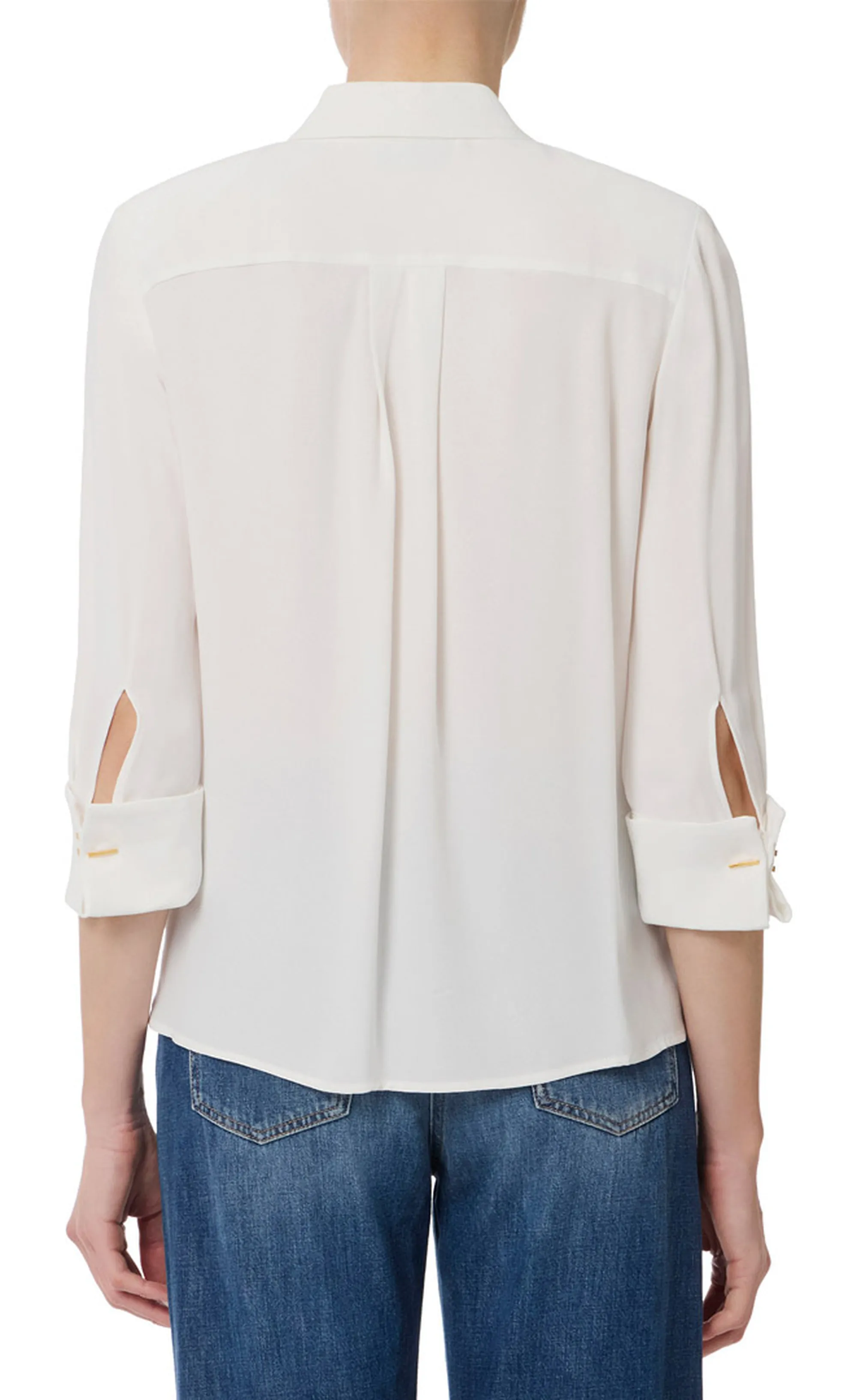 Elisabetta Franchi Camicia In Georgette Di Viscosa Ca12256E2 153733