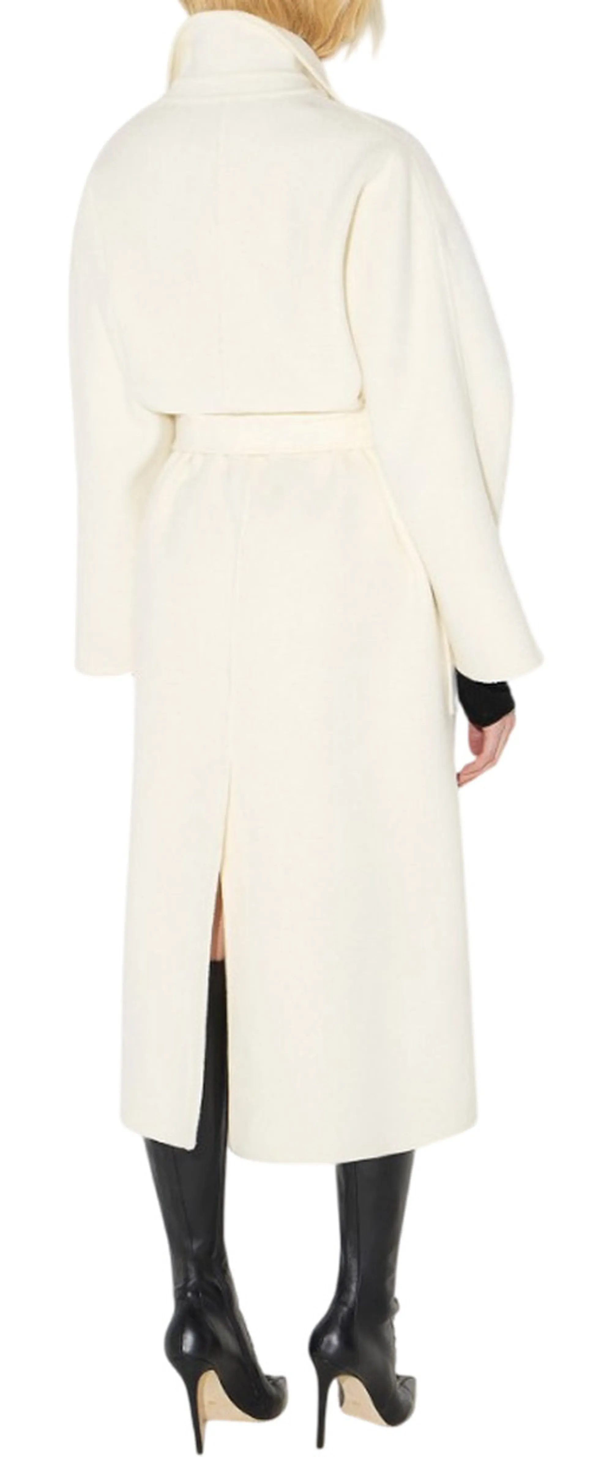 Elisabetta Franchi B'Double Wool Pannoi Coat' Butter Cp01D66E2 185122