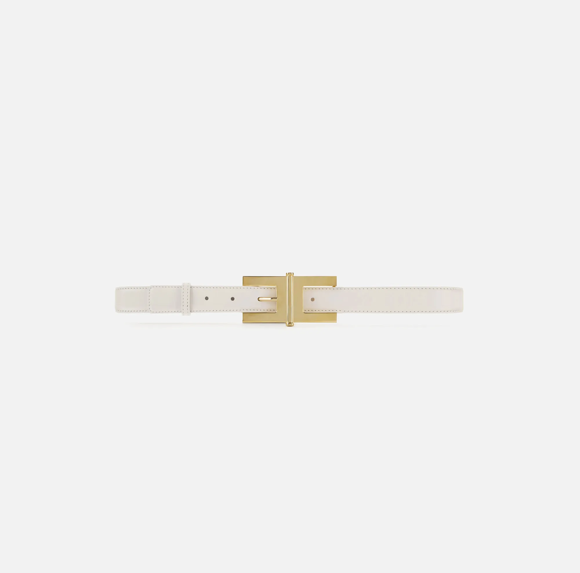 Elisabetta Franchi Cintura Con Fibbia Logo Milk Ct57S57E2 152974