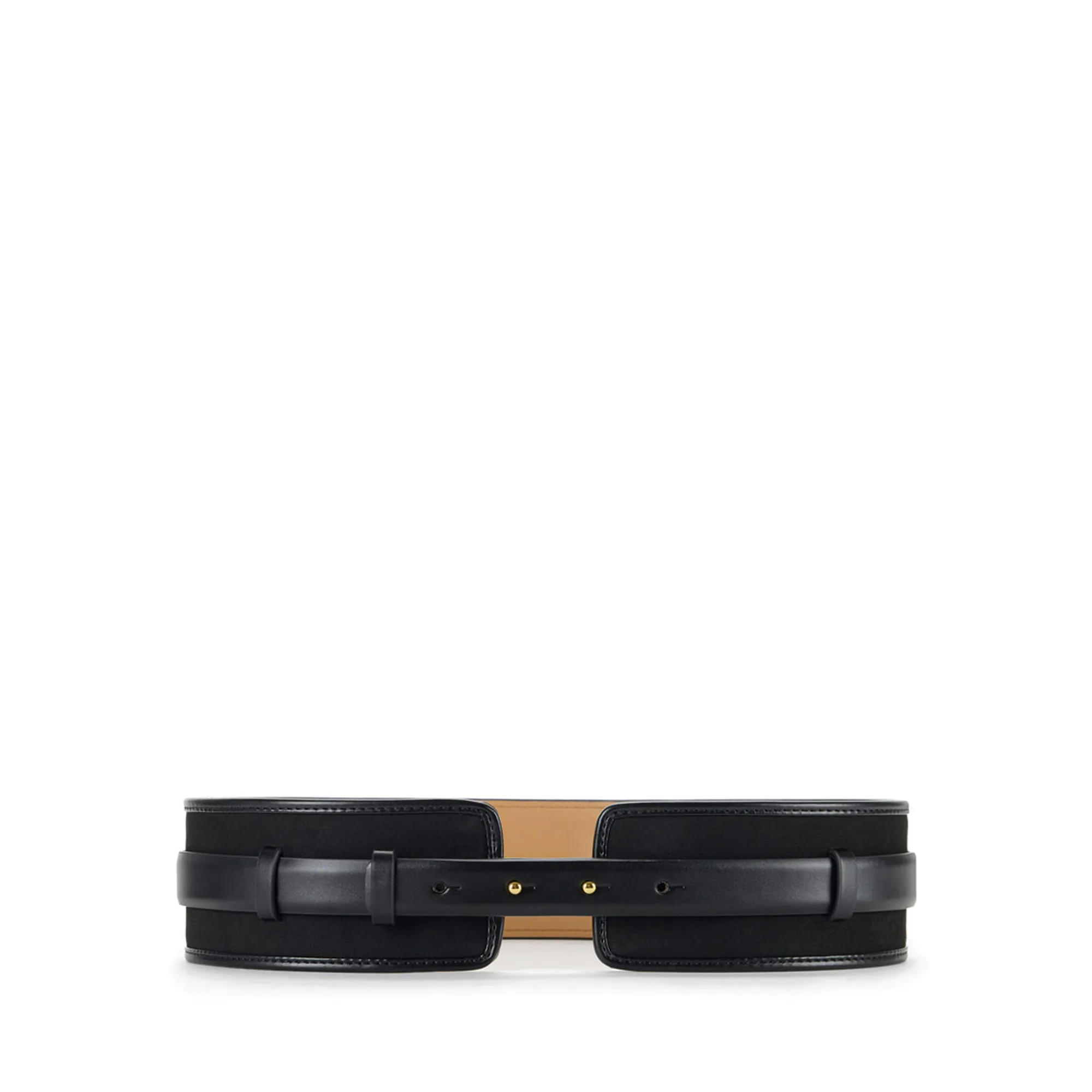 Elisabetta Franchi Cintura Con Logo A Trama Snake Nero Ct52S57E2 153895