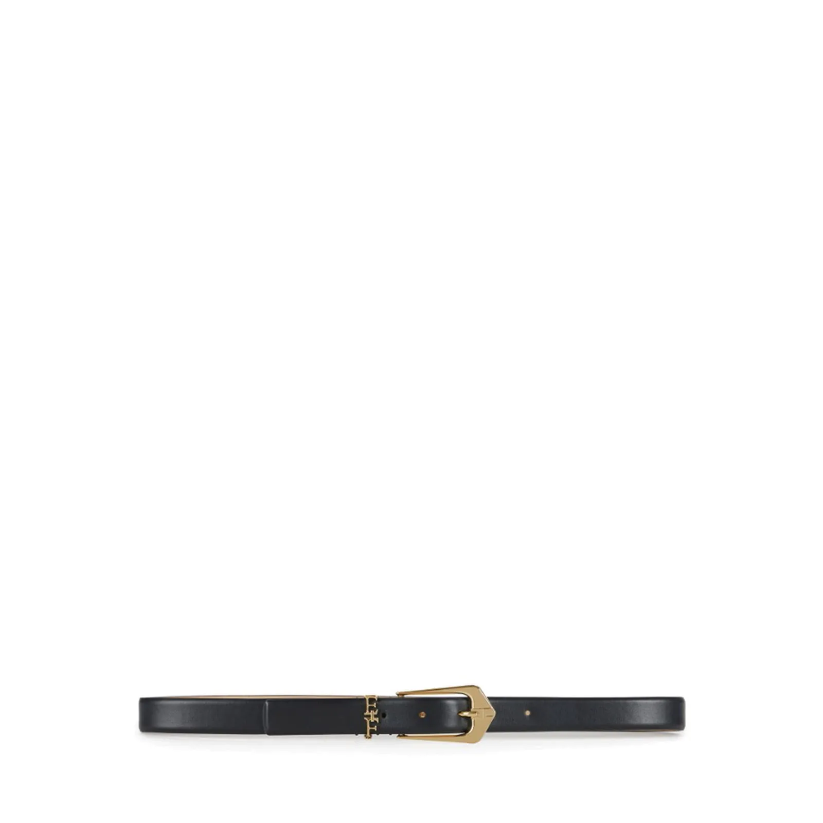 Elisabetta Franchi Cintura In Pelle Con Dettagli Logo Nero Ct31S66E2 184812