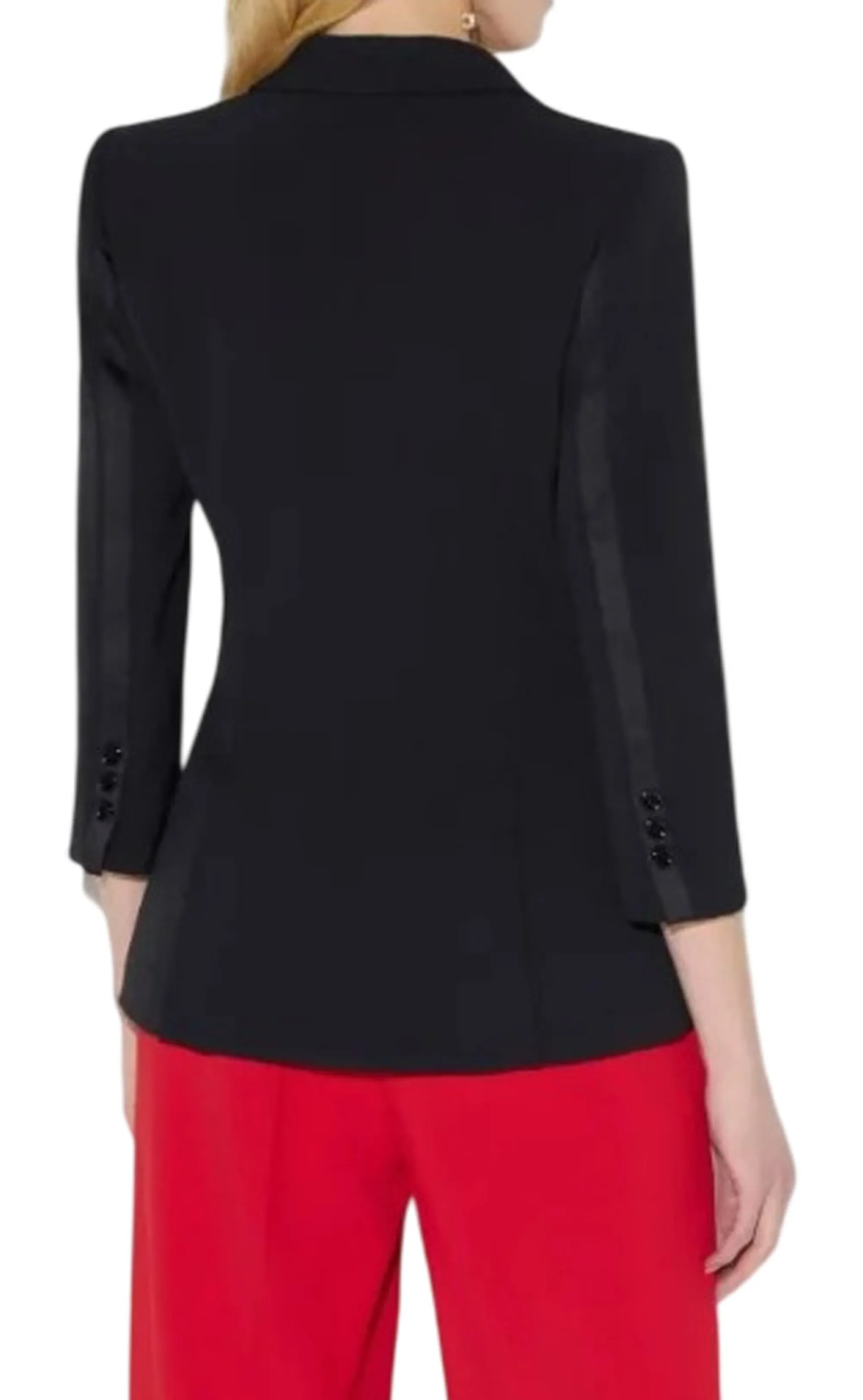 Elisabetta Franchi B'Satin Crepe Jacket' Black Gi27567E2 189038