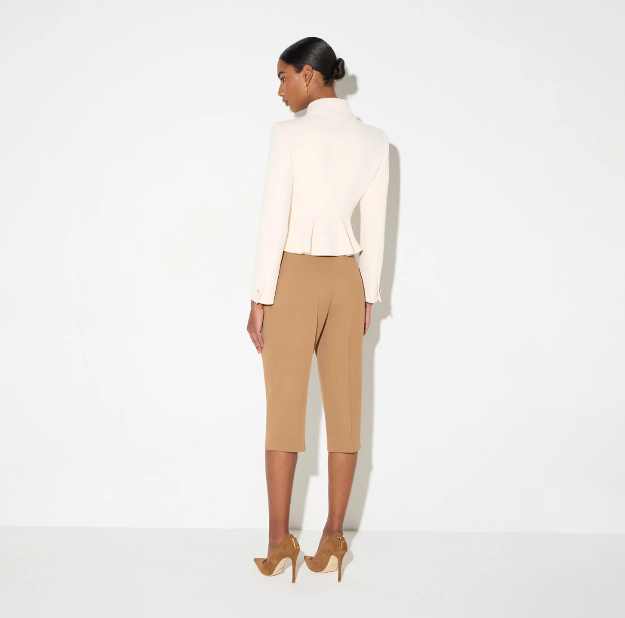 Elisabetta Franchi B'Double Stretch Crepe Jacket' Butter Gi26966E2 188348