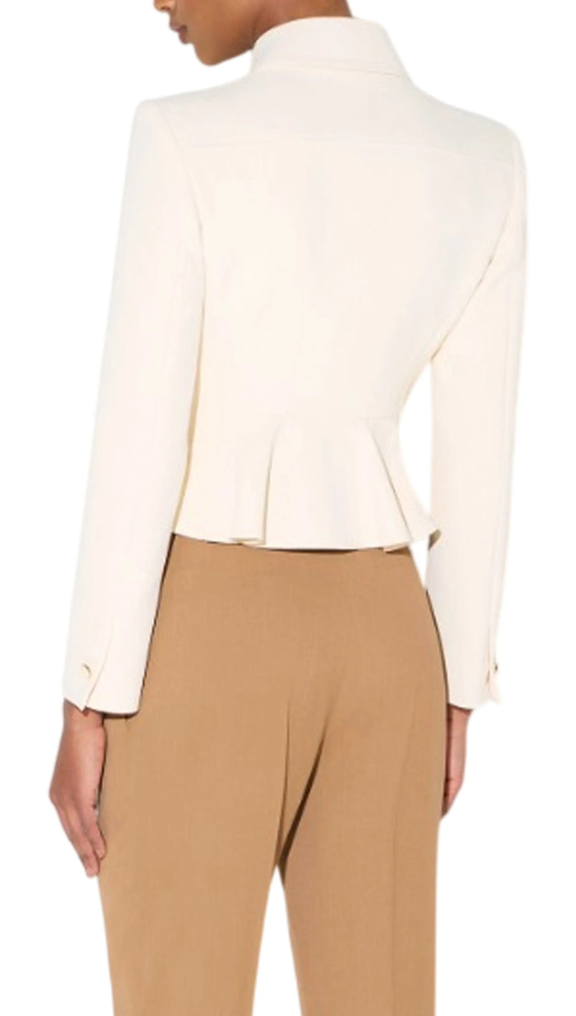 Elisabetta Franchi B'Double Stretch Crepe Jacket' Butter Gi26966E2 189013