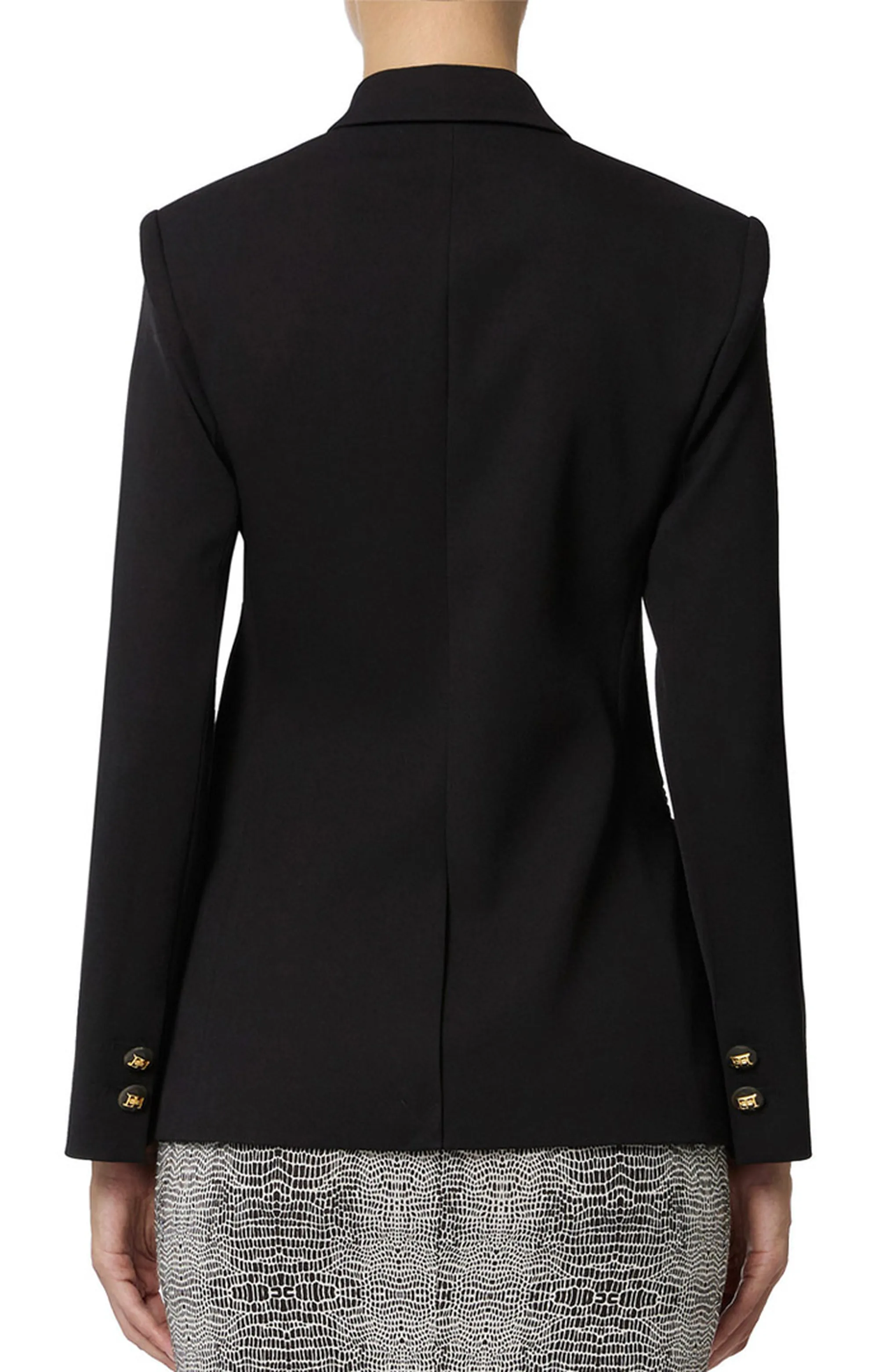Elisabetta Franchi B'Cotton Gabardine Jacket' Black Gi17056E2 153884