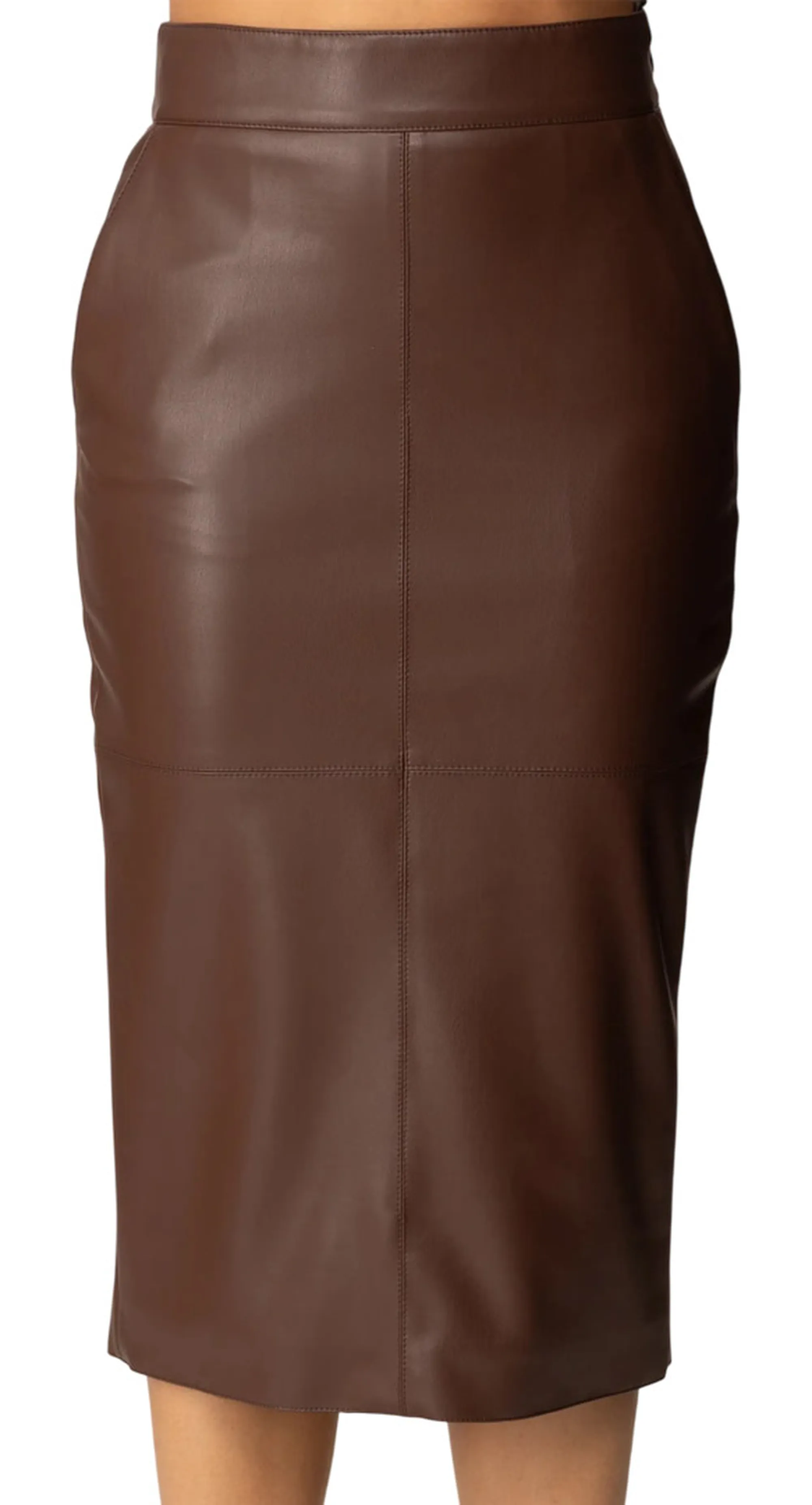 Elisabetta Franchi Gonna A Tubino Con Ganci Gioiello Caffe Go14557E2 157573